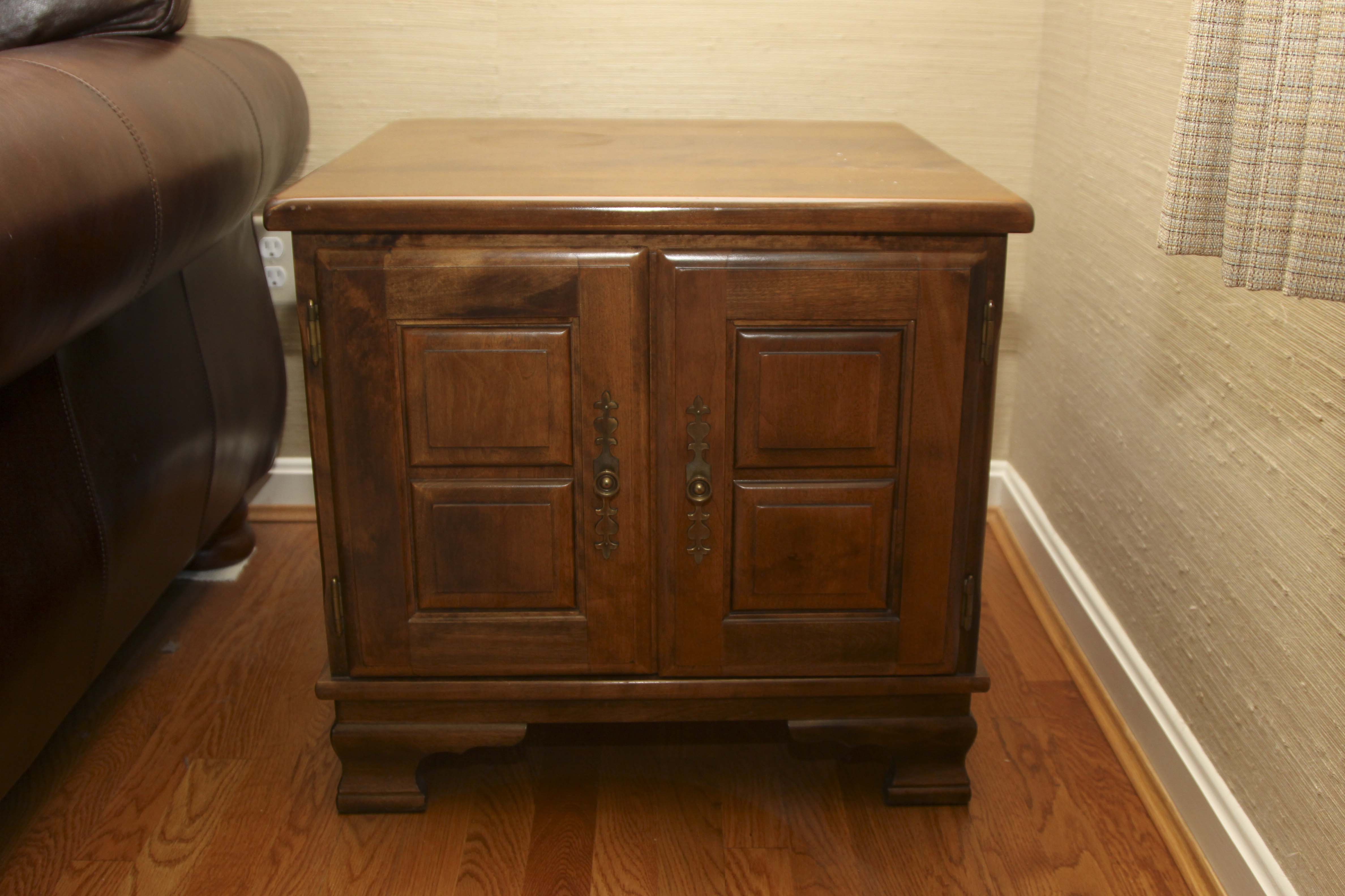 Vintage Cherry Wood Side Cabinet