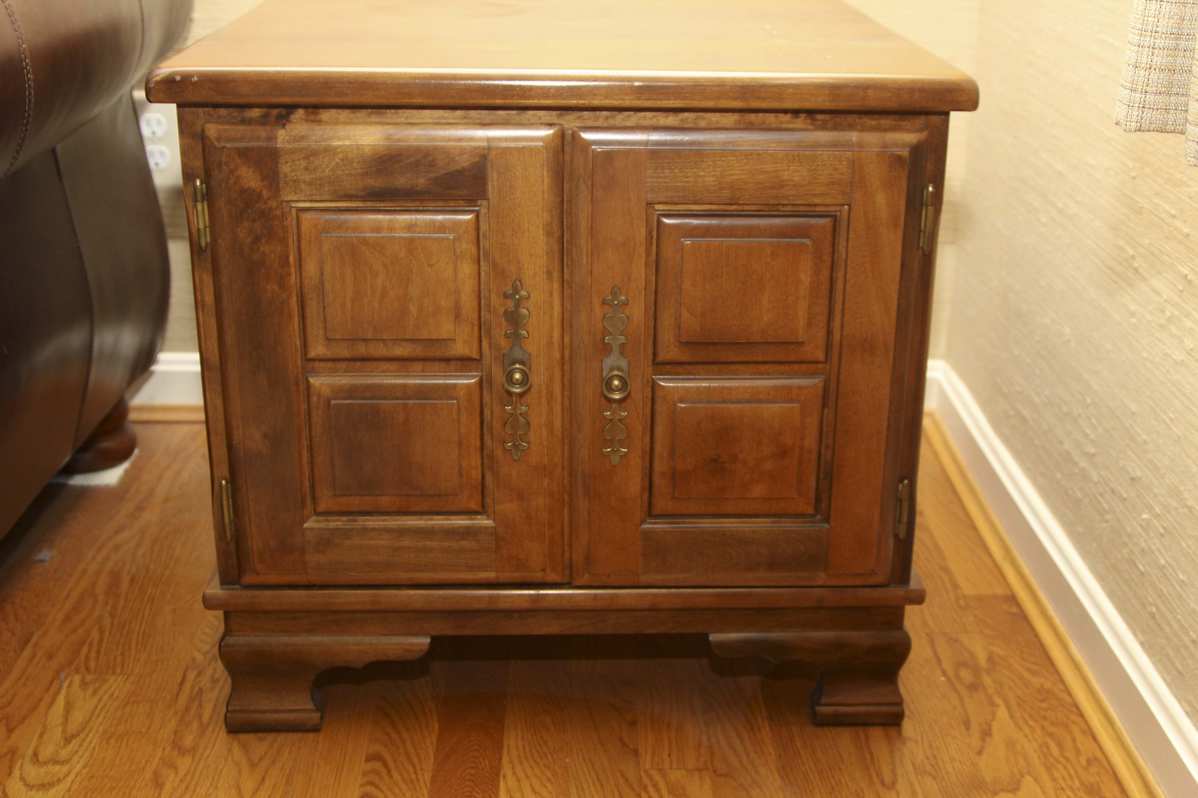 Vintage Cherry Wood Side Cabinet