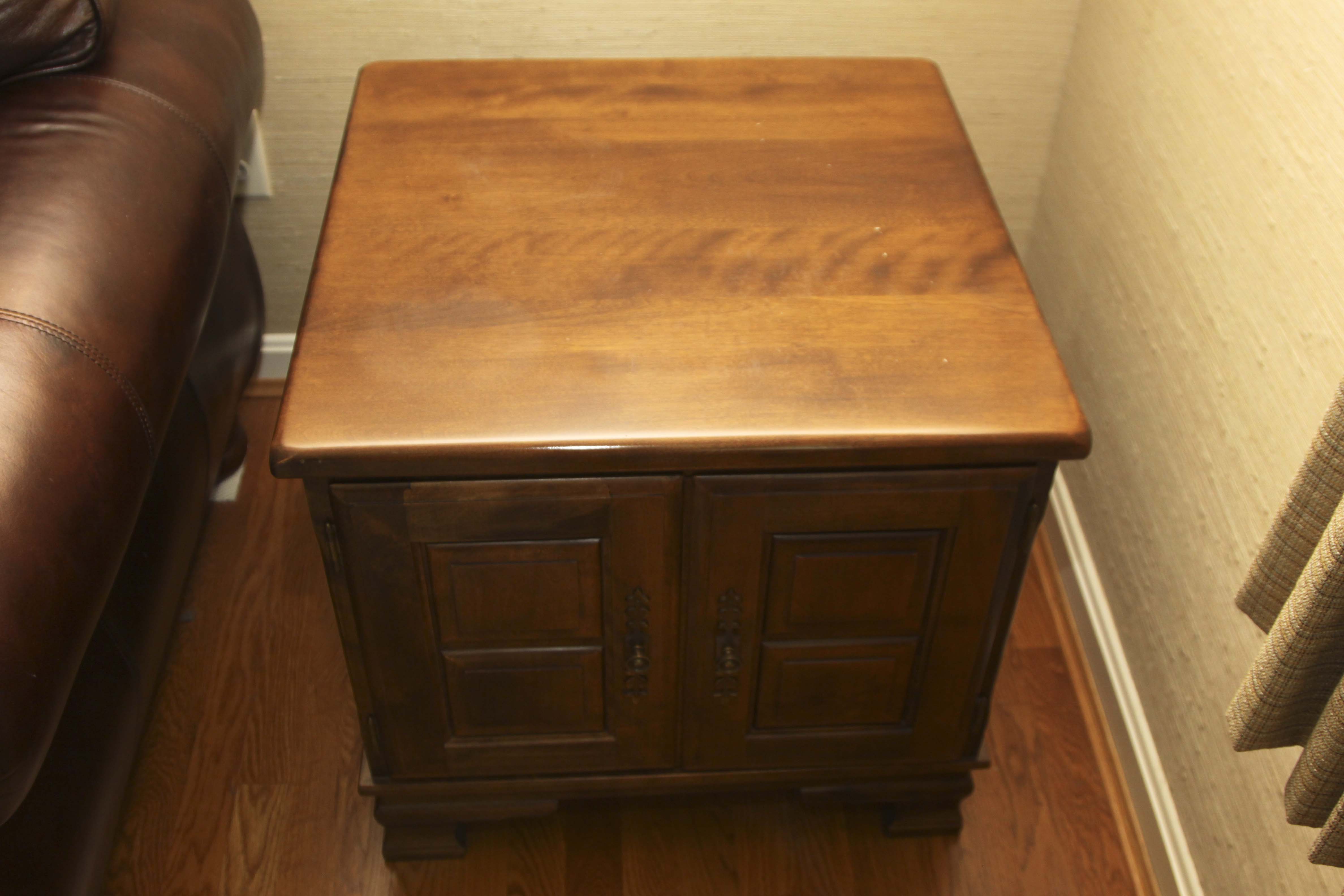 Vintage Cherry Wood Side Cabinet
