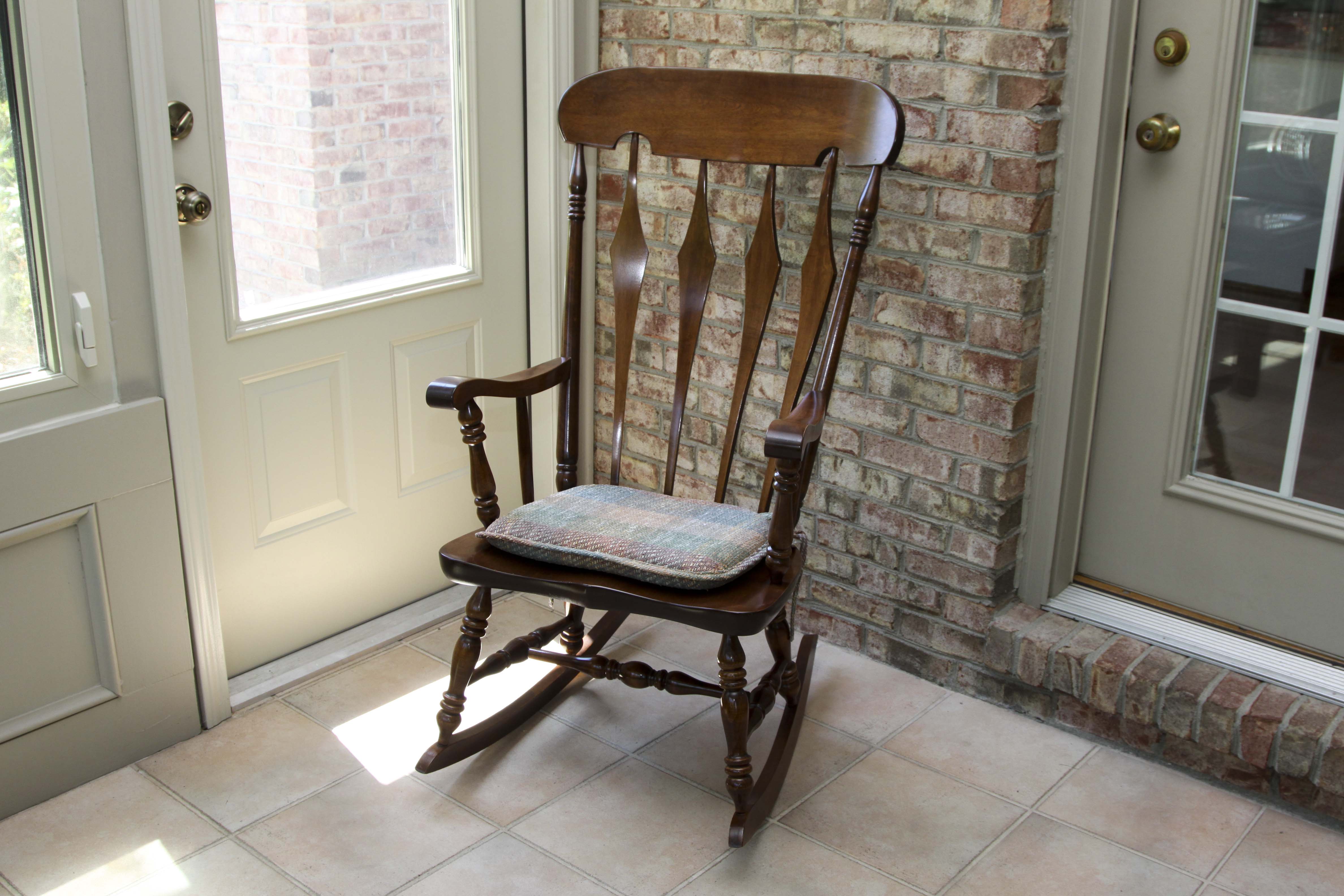 Vintage Wooden Rocking Chair