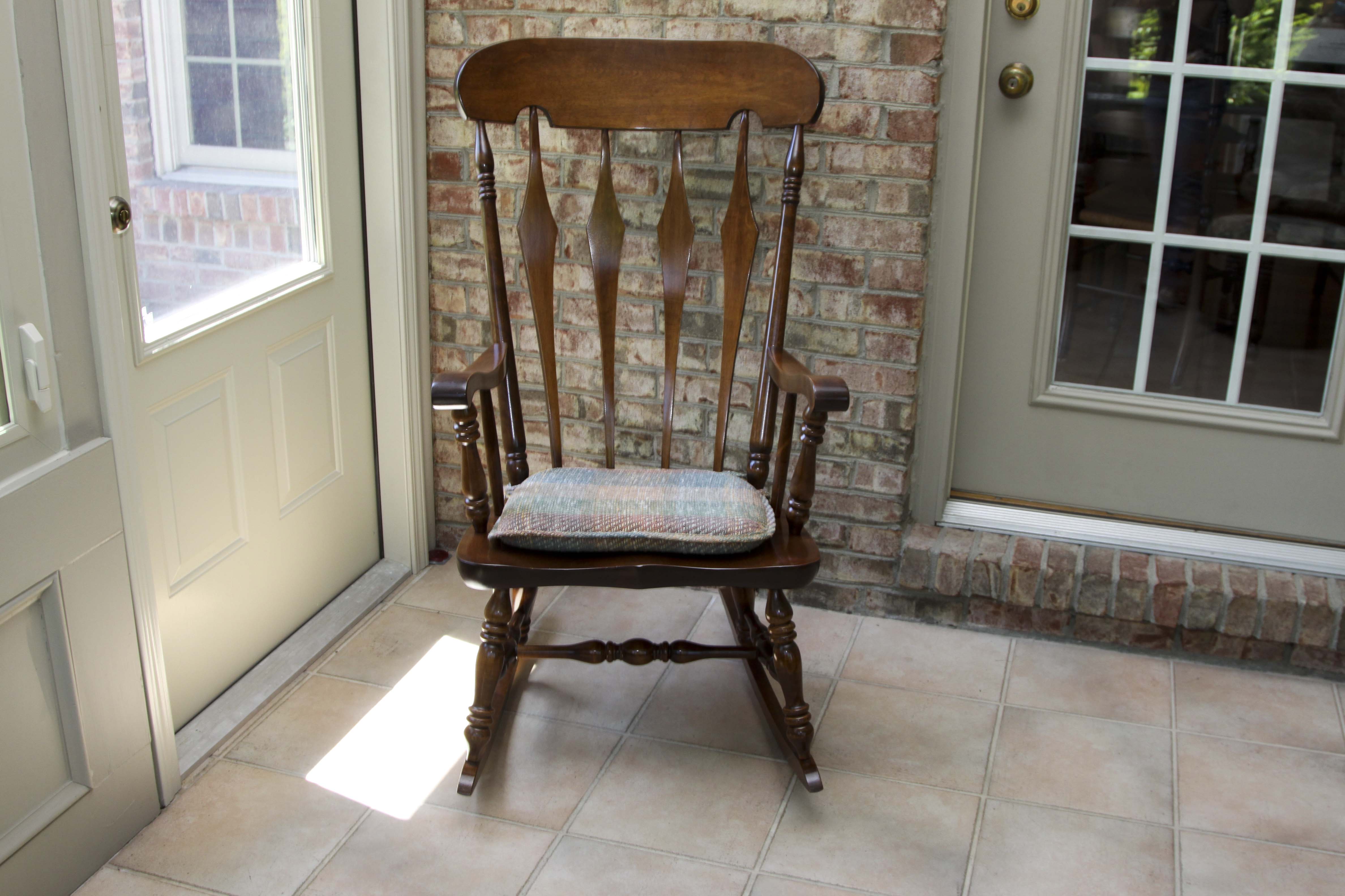 Vintage Wooden Rocking Chair