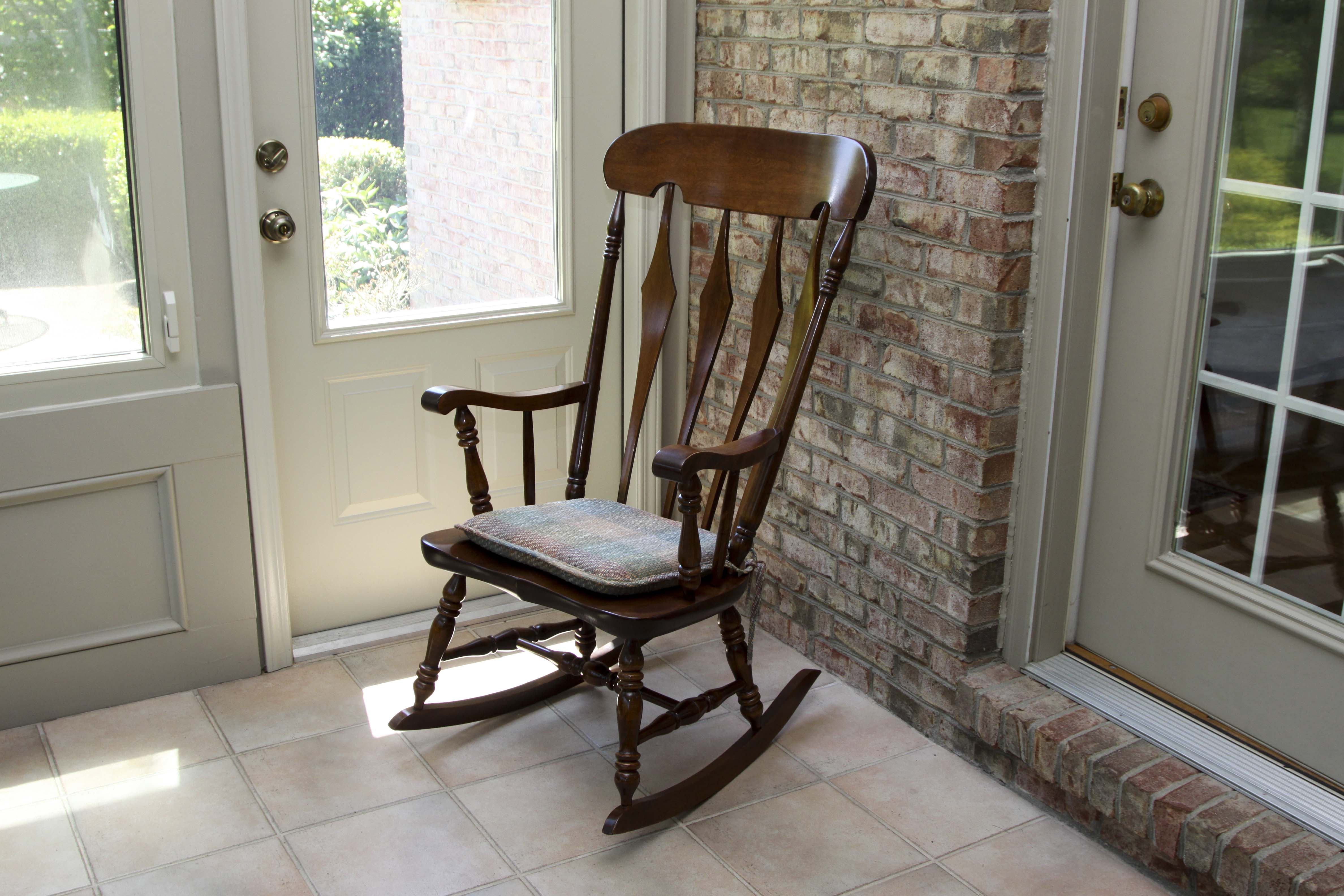Vintage Wooden Rocking Chair