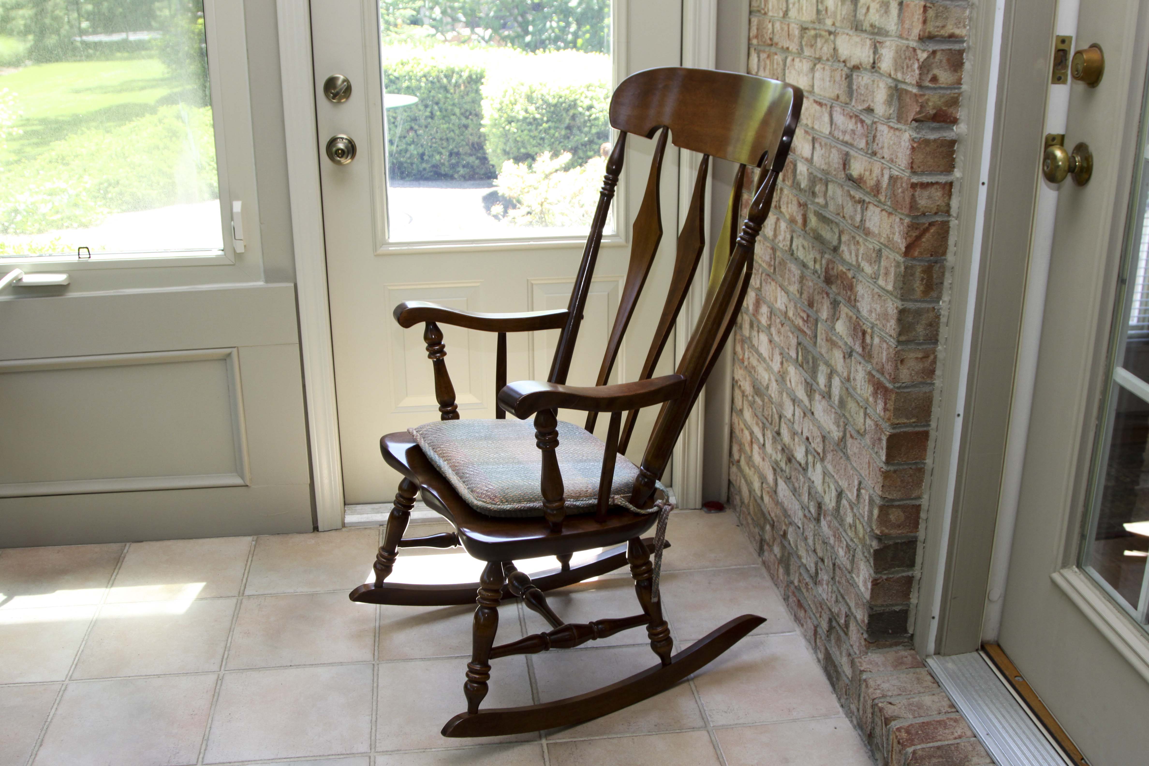 Vintage Wooden Rocking Chair