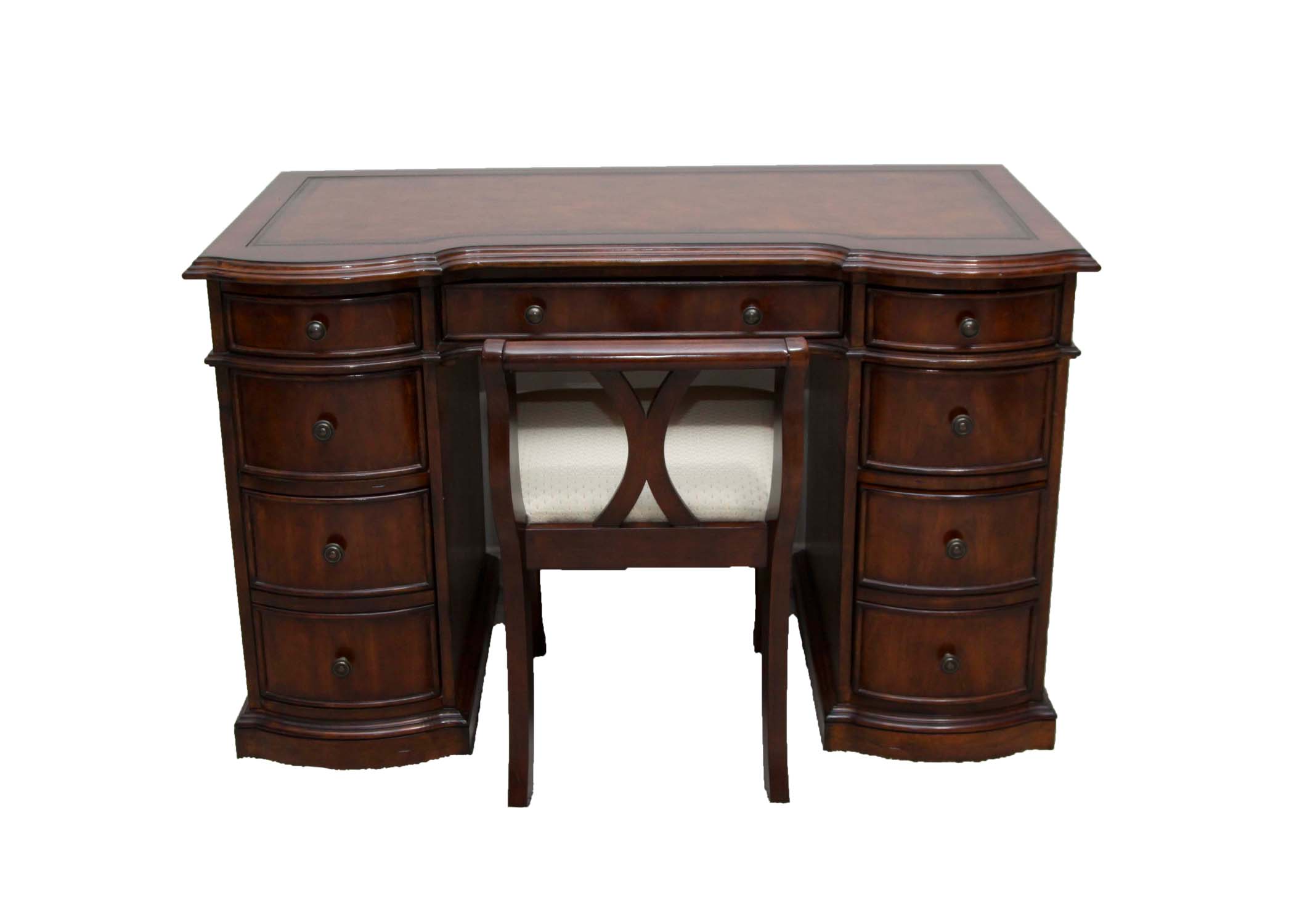 Hooker "Seven Seas" Desk and Bench