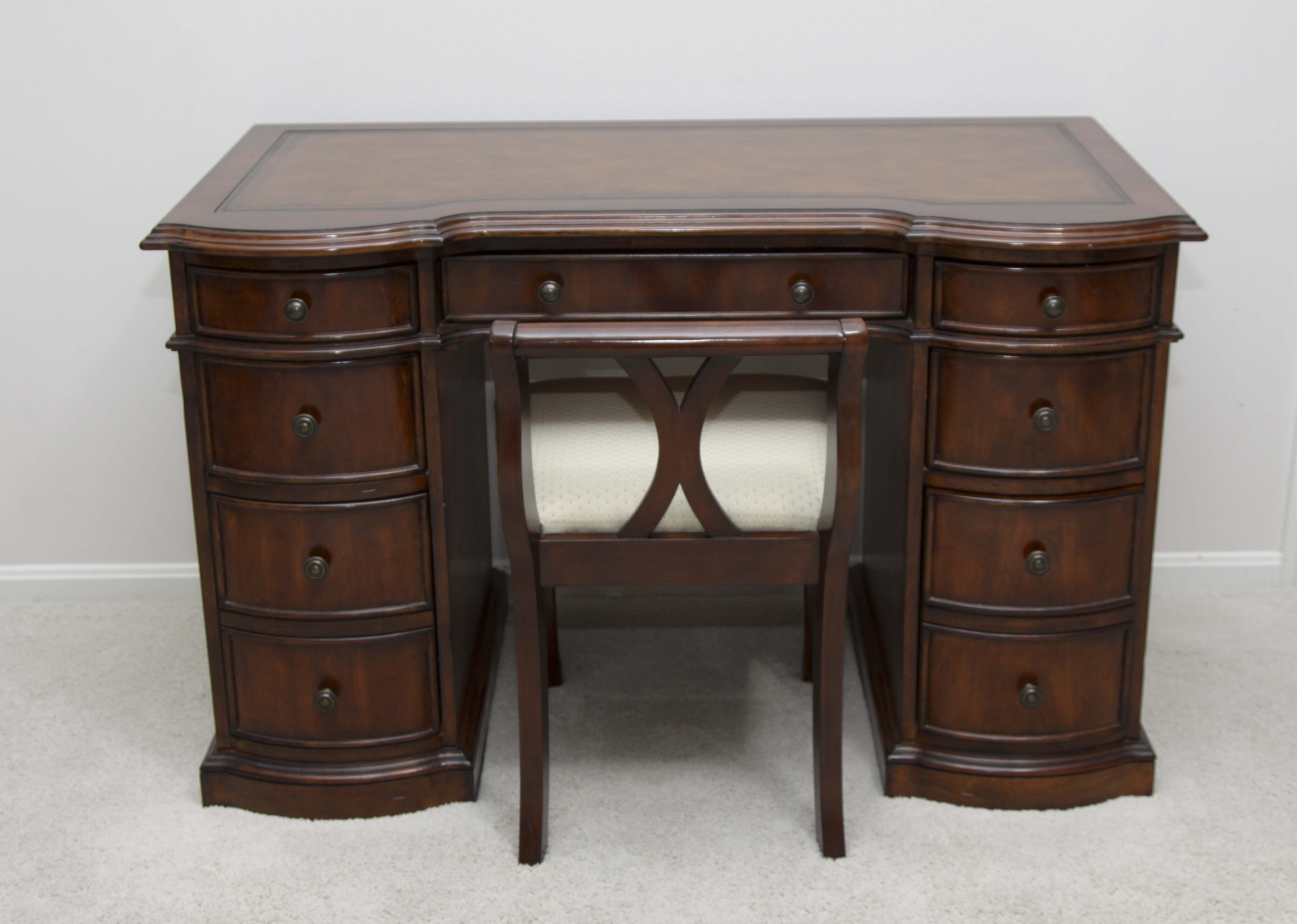 Hooker "Seven Seas" Desk and Bench