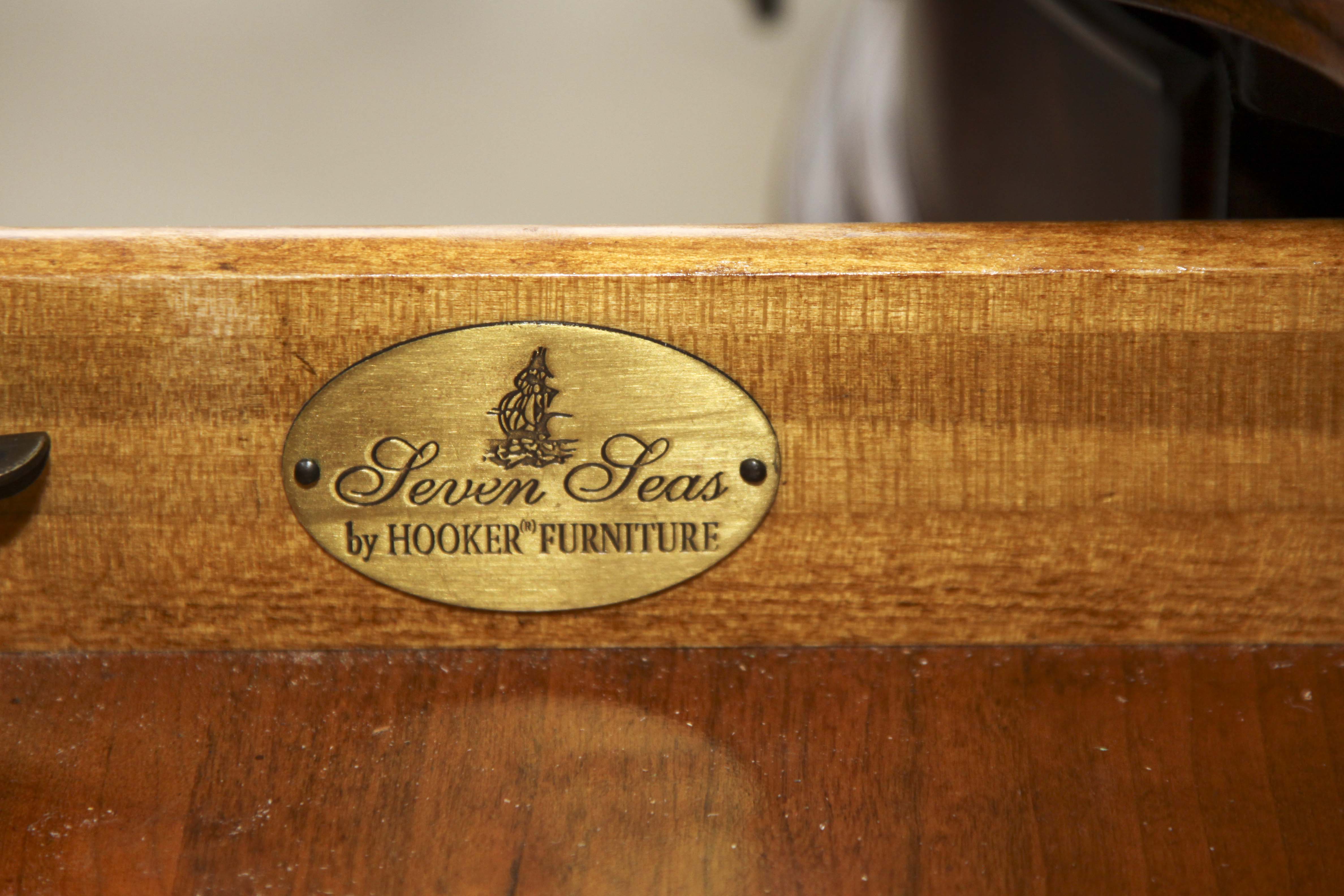 Hooker "Seven Seas" Desk and Bench