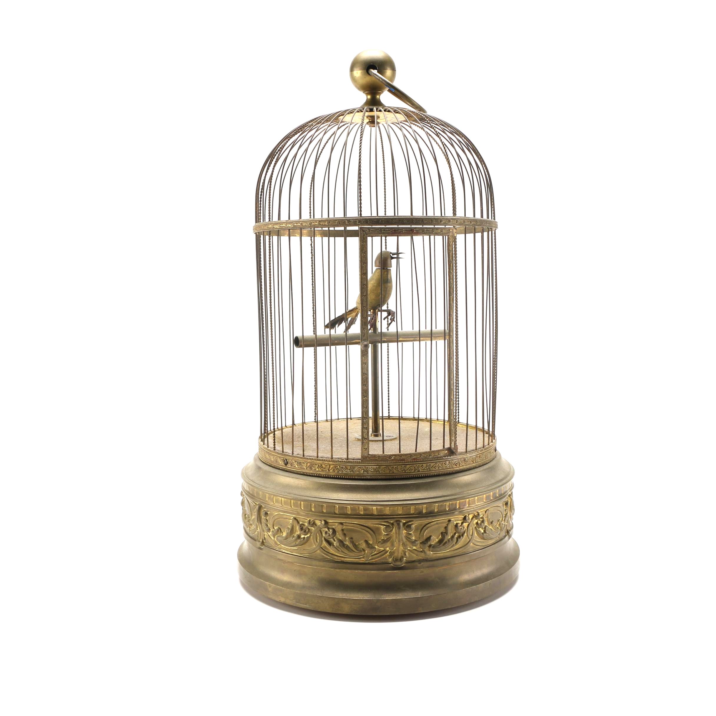 Helvetic French Mechanical Singing Bird
