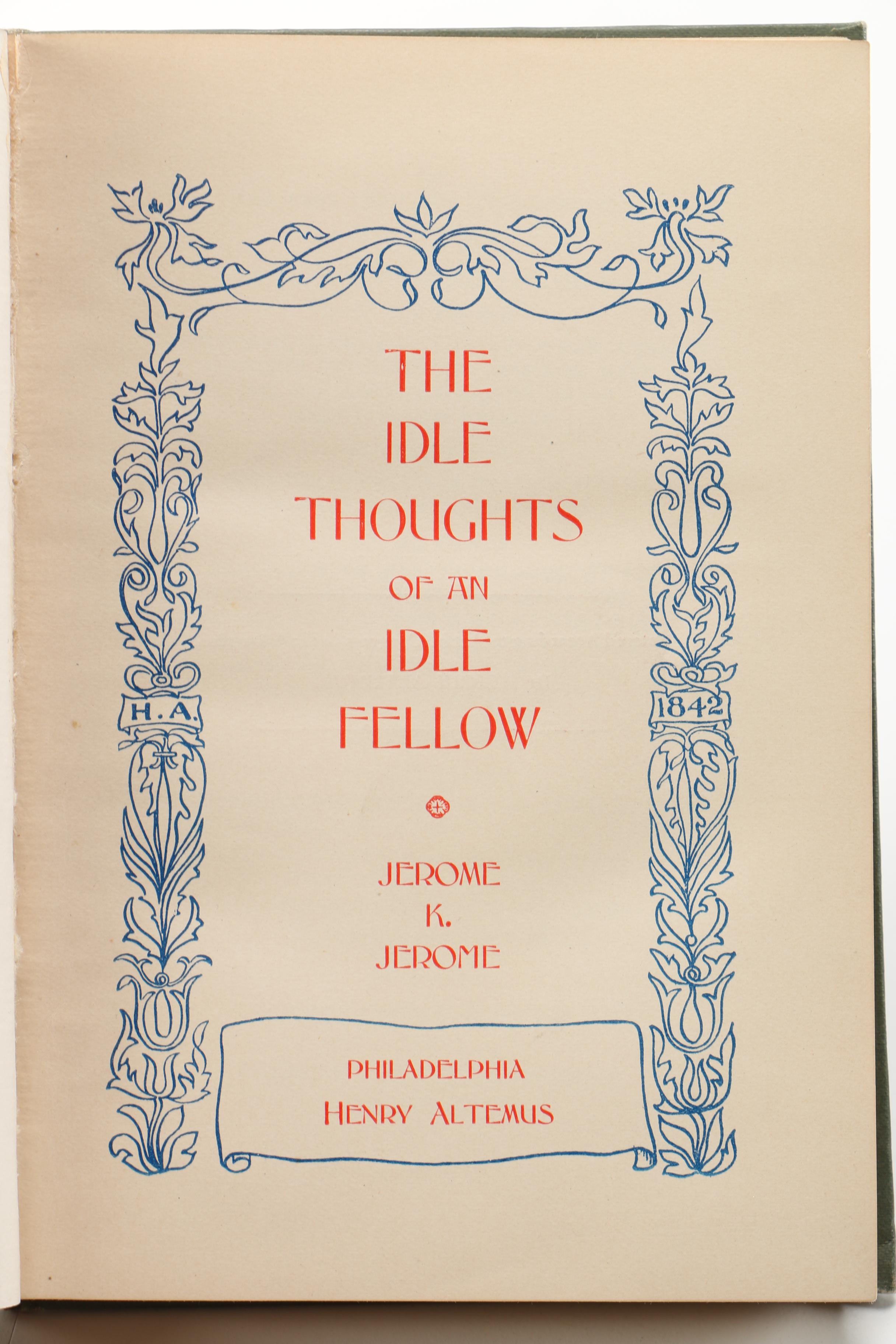 Antique Books Featuring 1843 Illustrated "The Vicar of Wakefield"