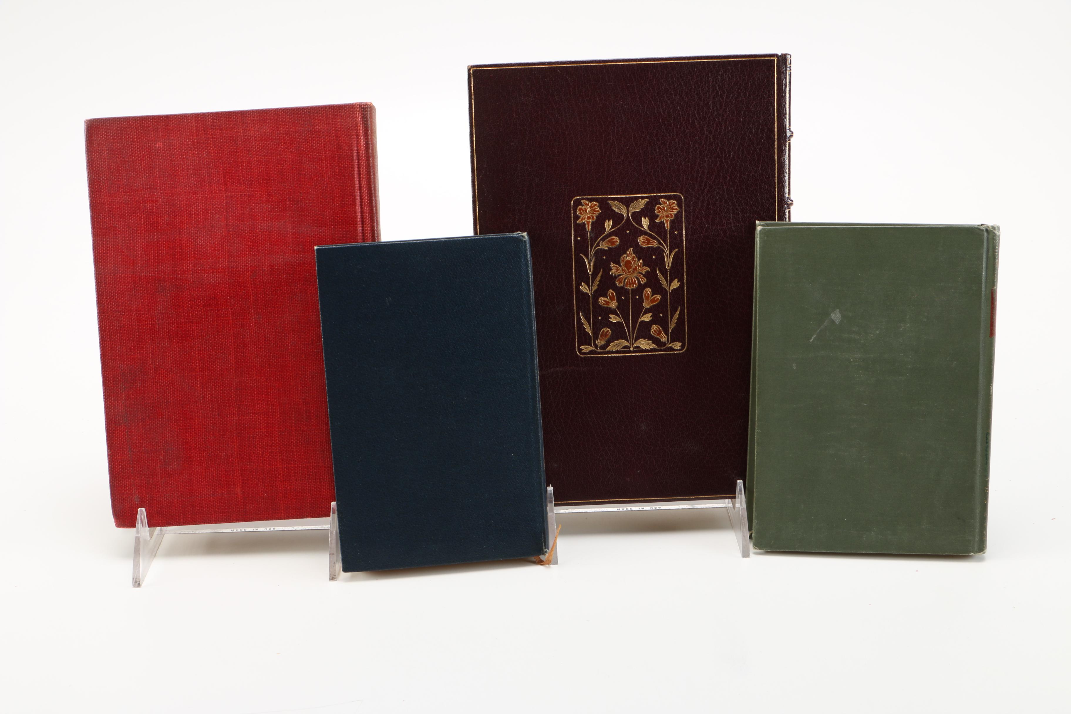 Antique Books Featuring 1843 Illustrated "The Vicar of Wakefield"