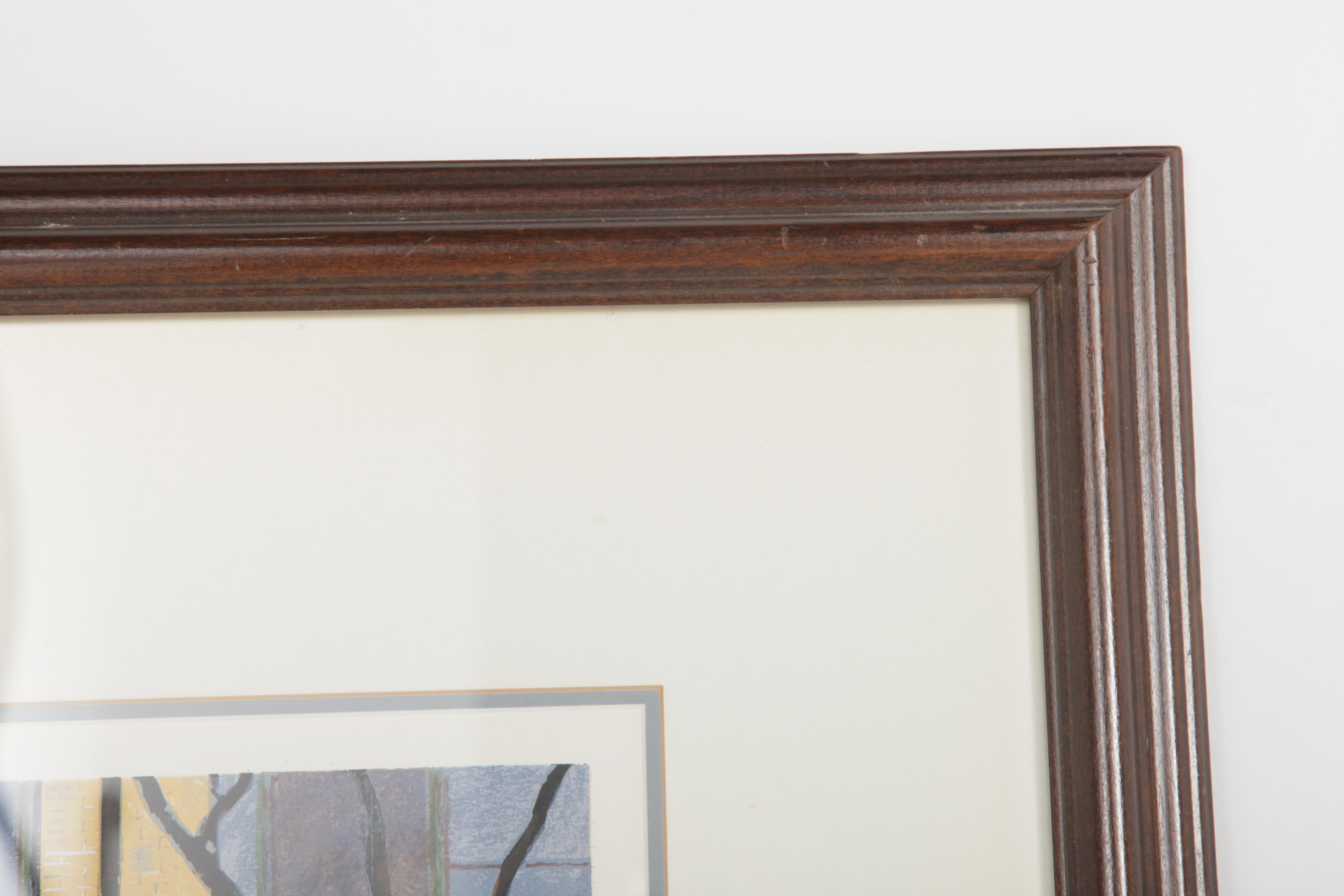 Robert W. Addison Limited Edition Artist's Proof  Serigraph "Morning Shadows (Chicago Another Era)"