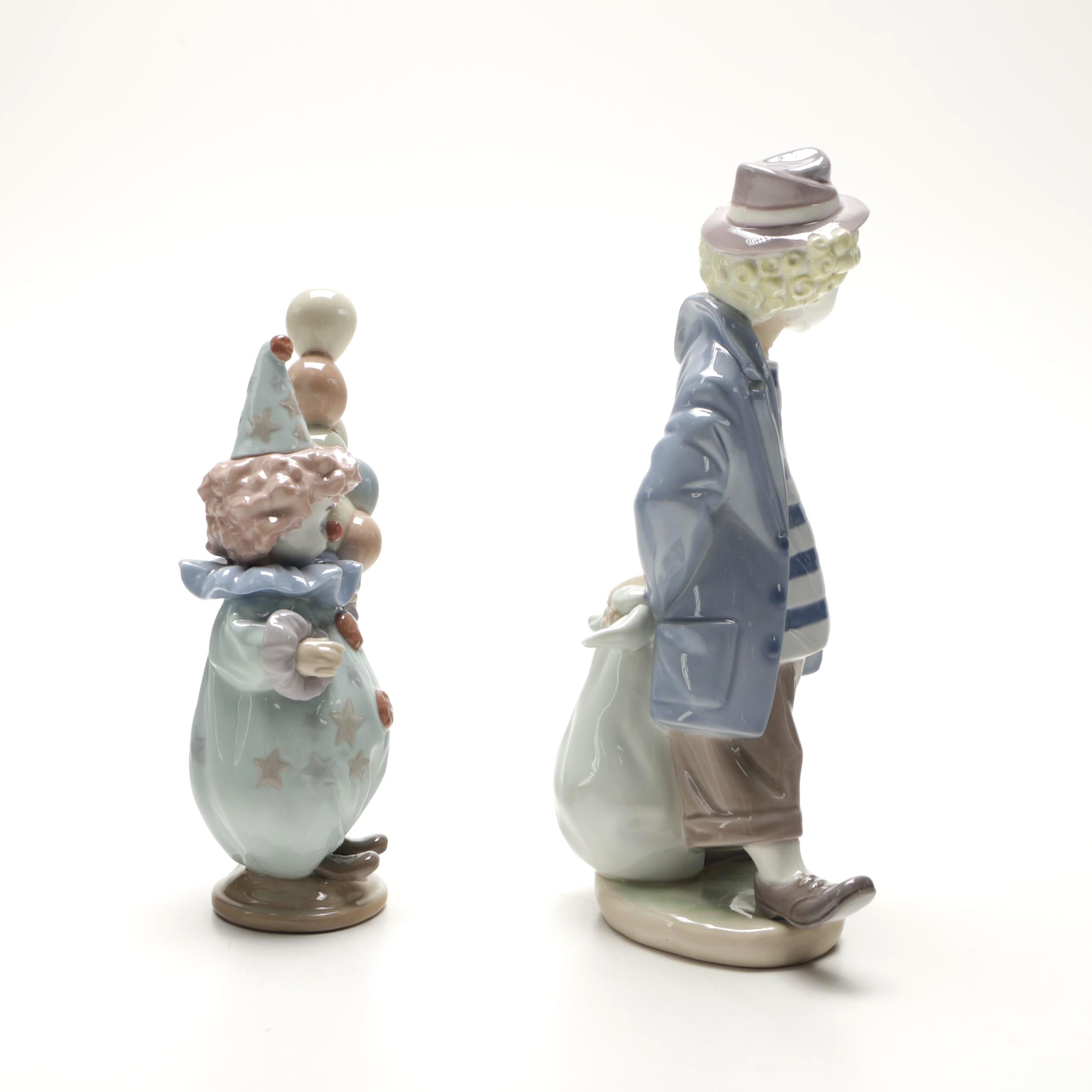 Lladró Clown Figurines