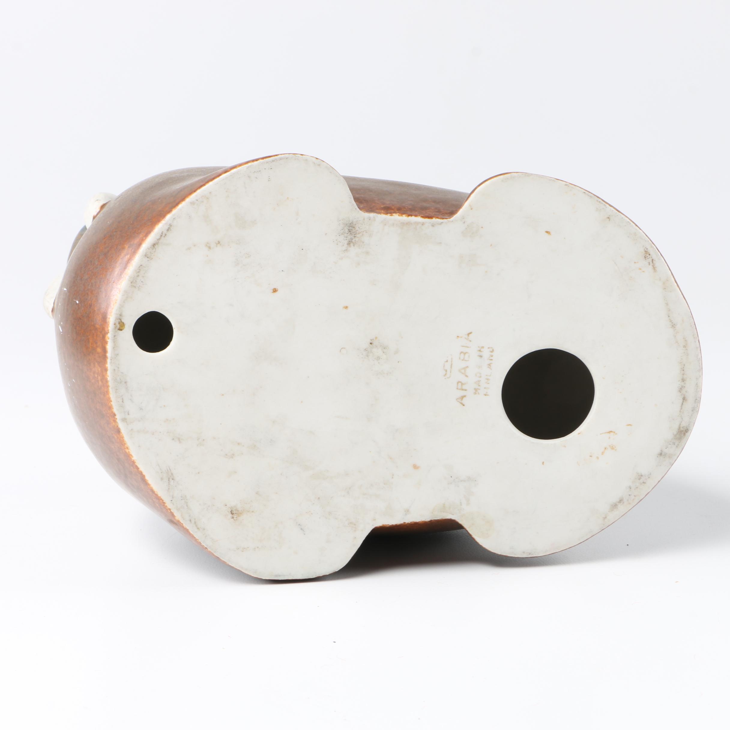 Ceramic Walrus Figurine by Arabia Finland