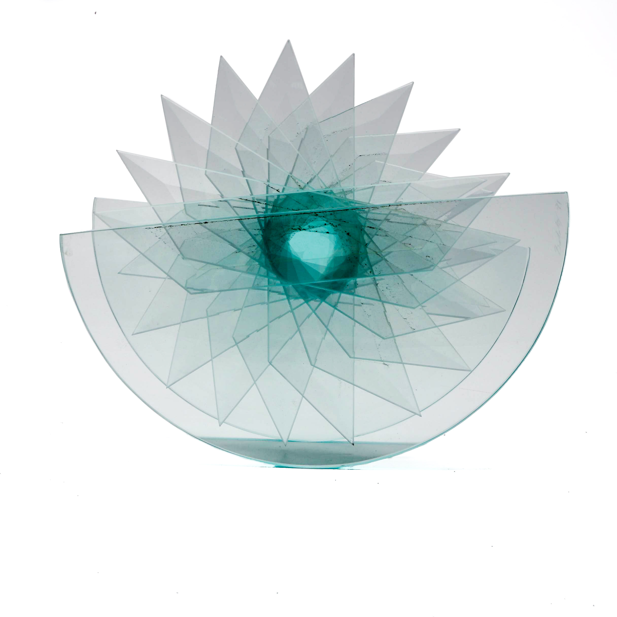 Teal Crystal Star Desk Ornament