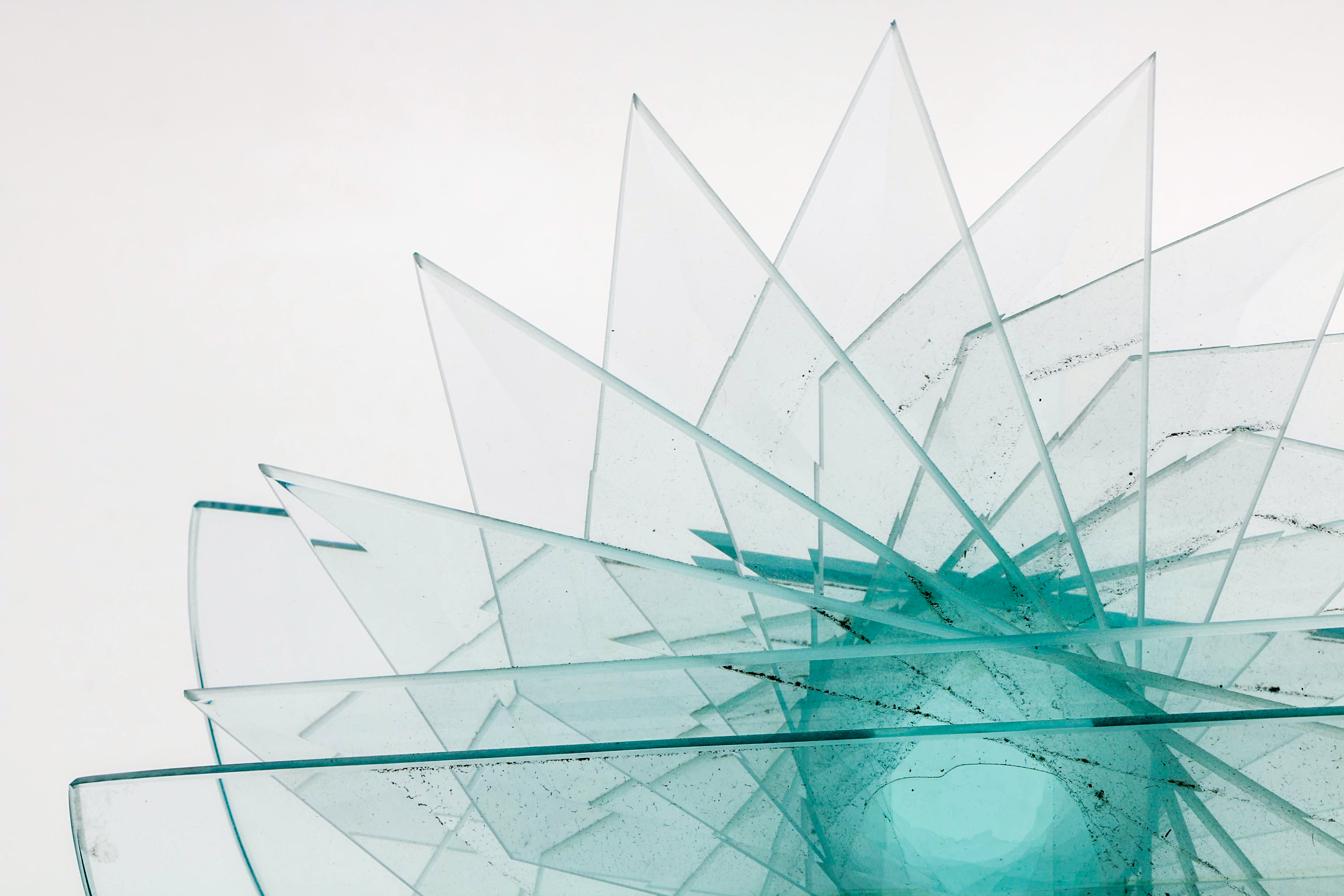 Teal Crystal Star Desk Ornament