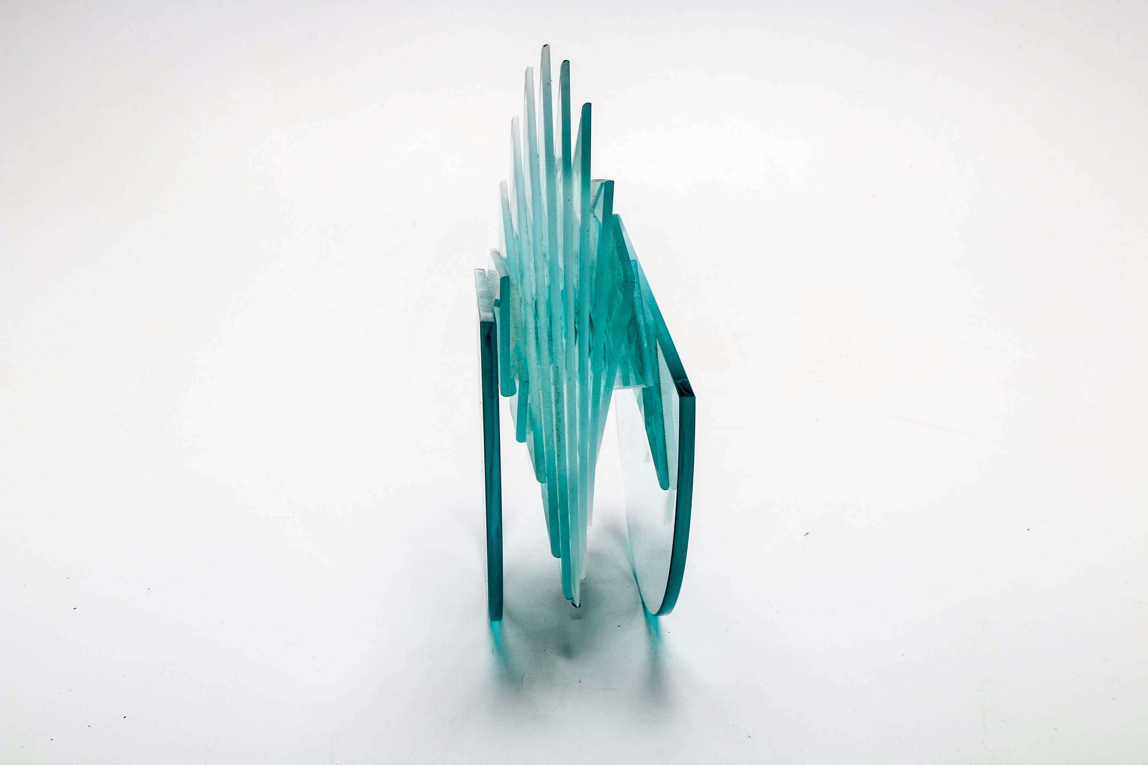 Teal Crystal Star Desk Ornament