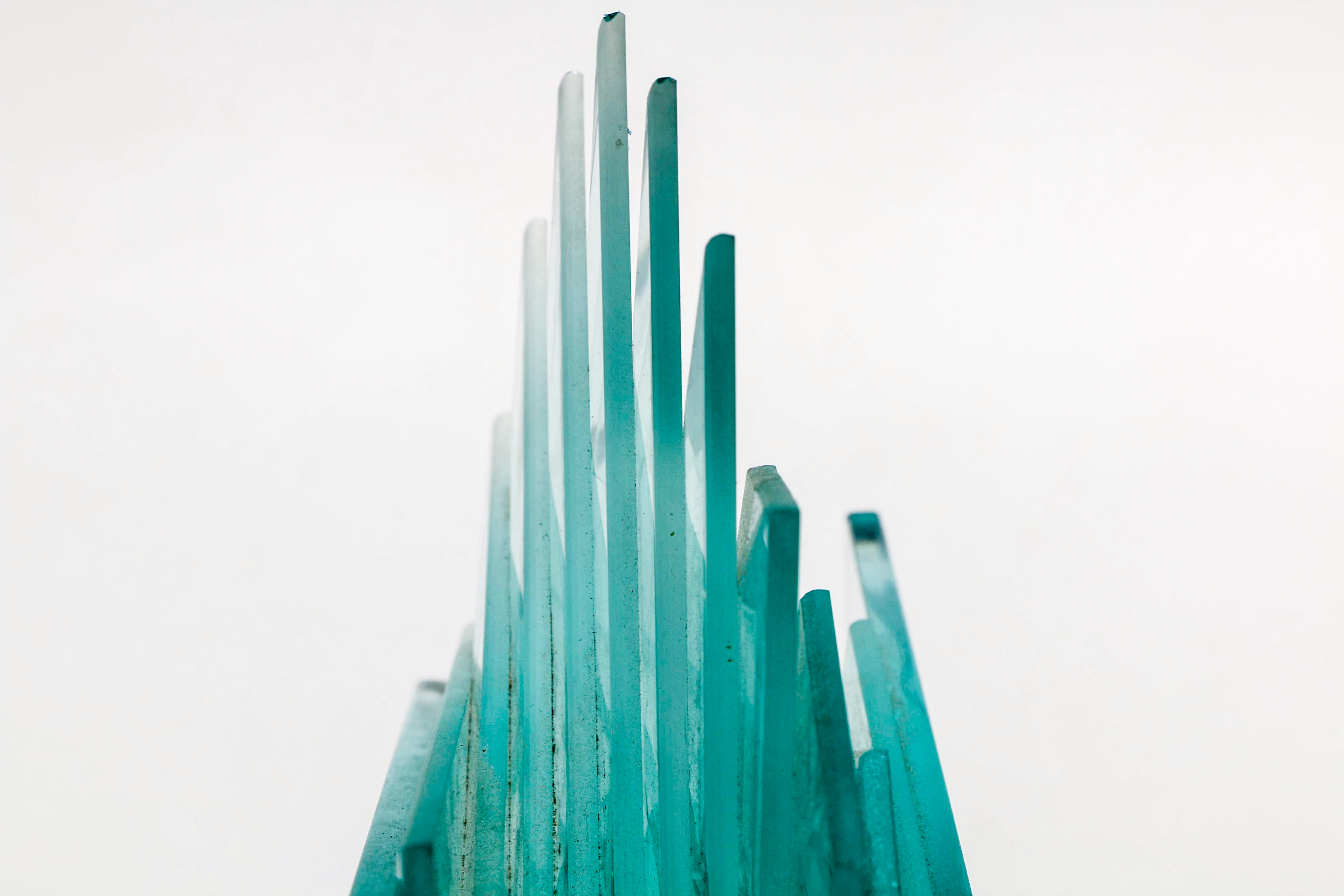 Teal Crystal Star Desk Ornament