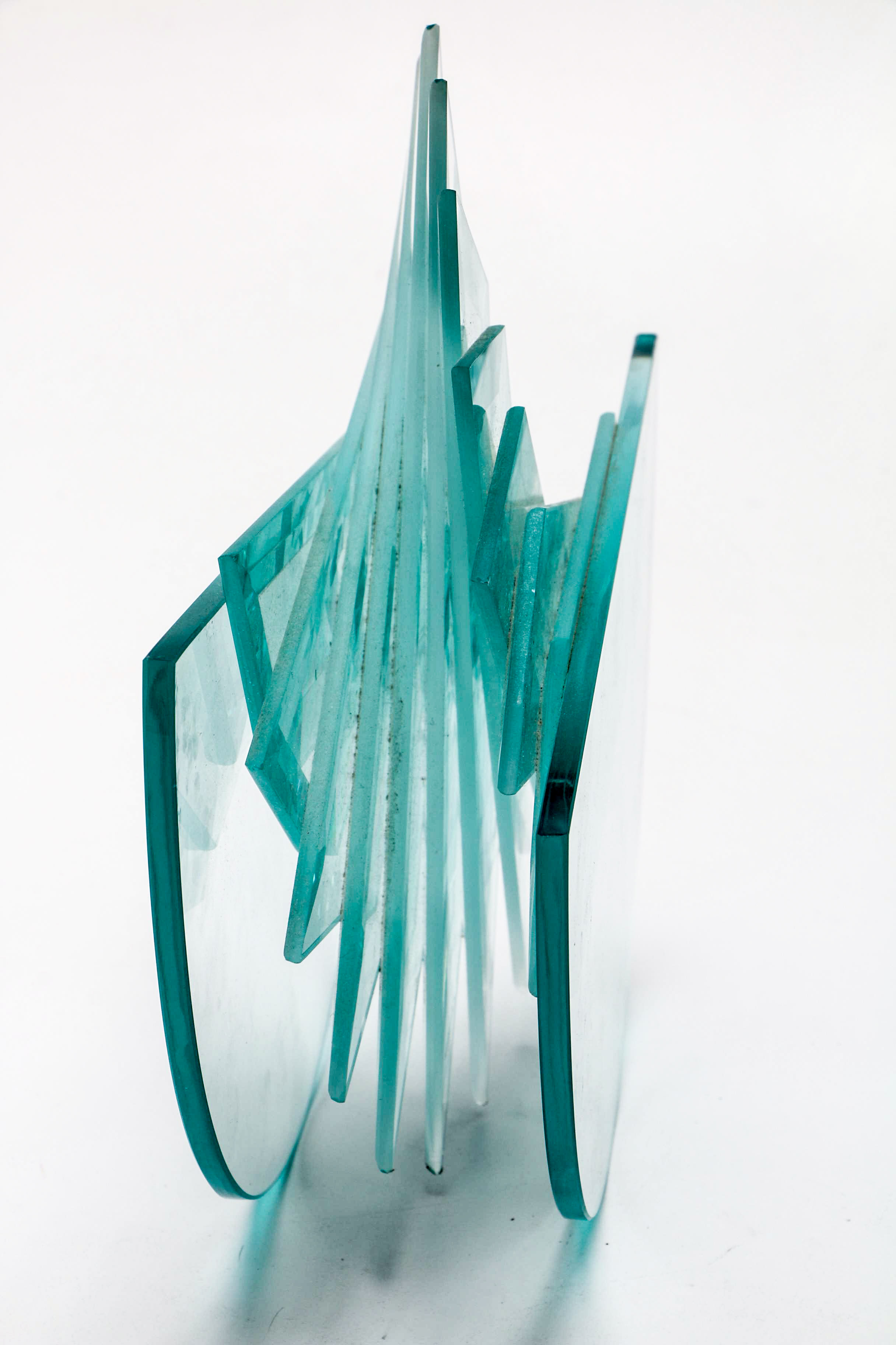 Teal Crystal Star Desk Ornament