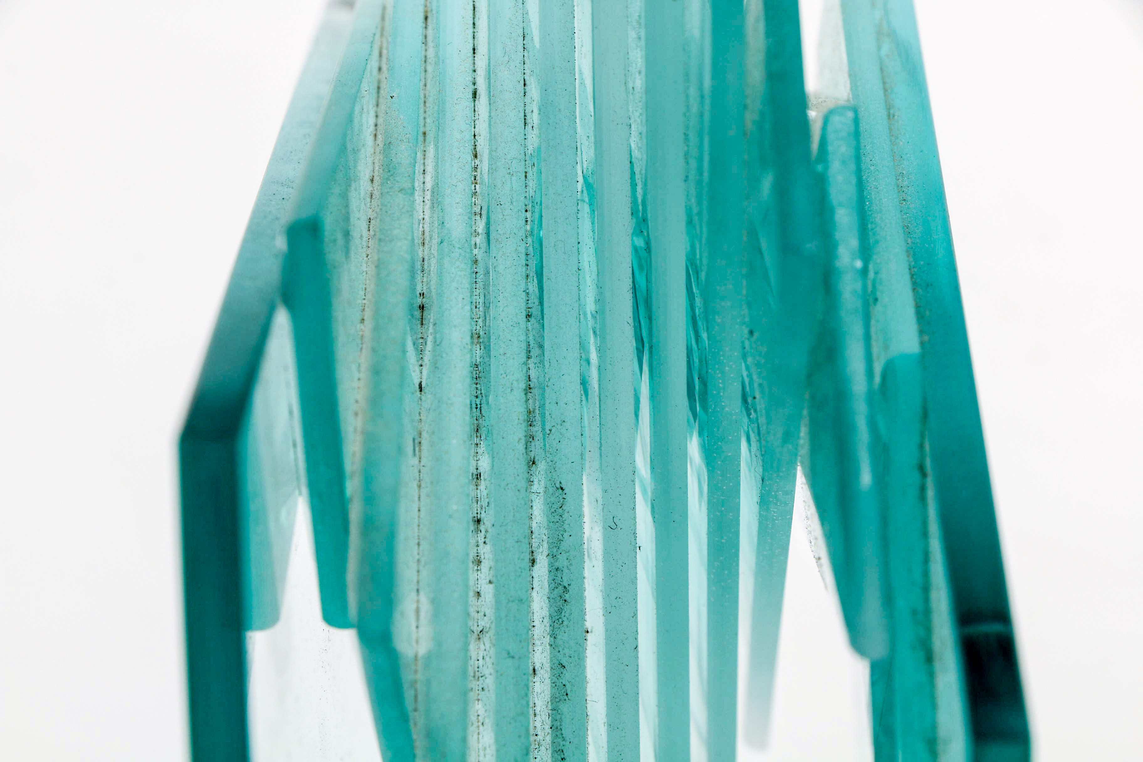 Teal Crystal Star Desk Ornament