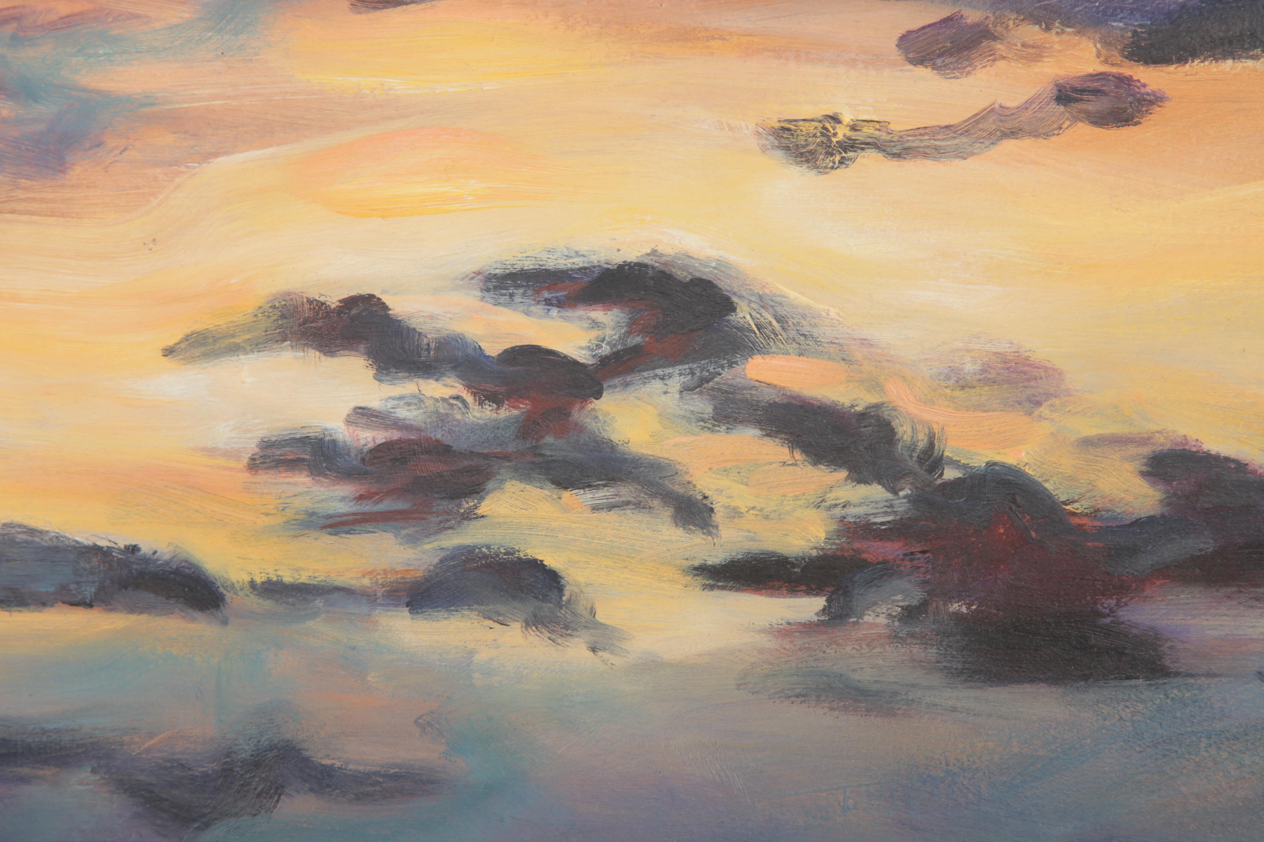 Pam Allnutt Oil Painting on Canvas "Interior View"