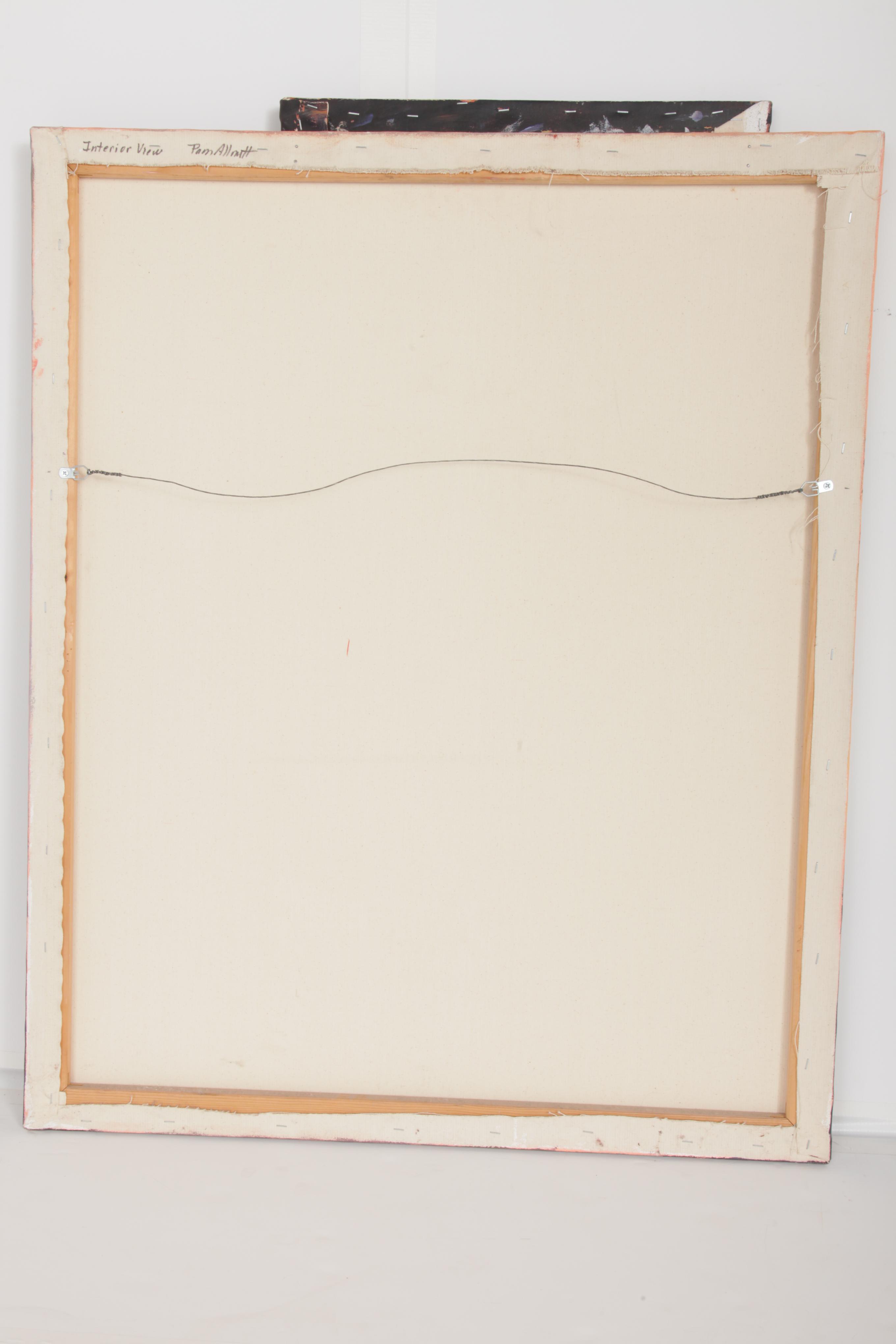 Pam Allnutt Oil Painting on Canvas "Interior View"