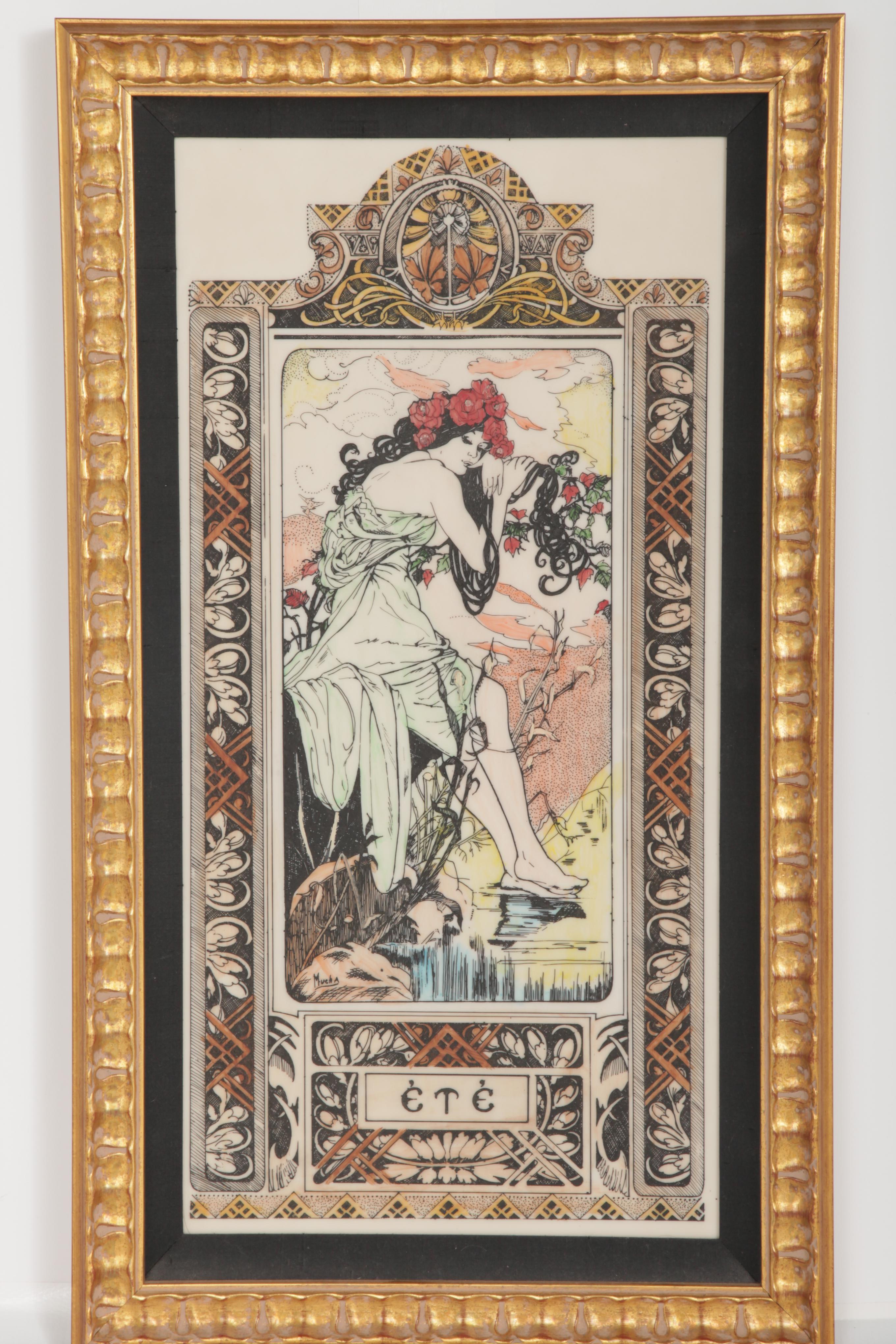 Alphonse Mucha (1860–1939) Etched Plates