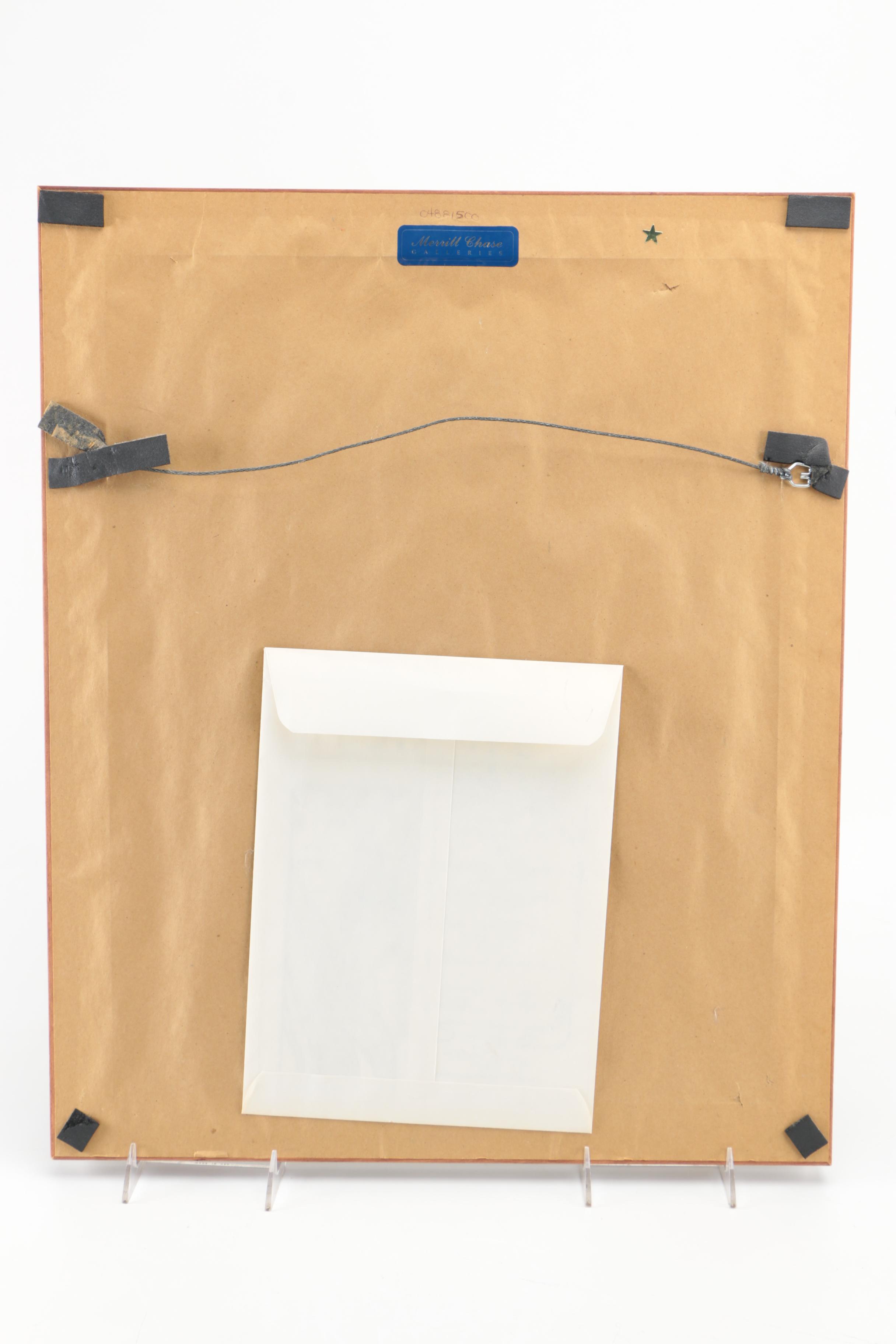 Lithograph After Franz Melchers "The Phalene of the Sea Islands"