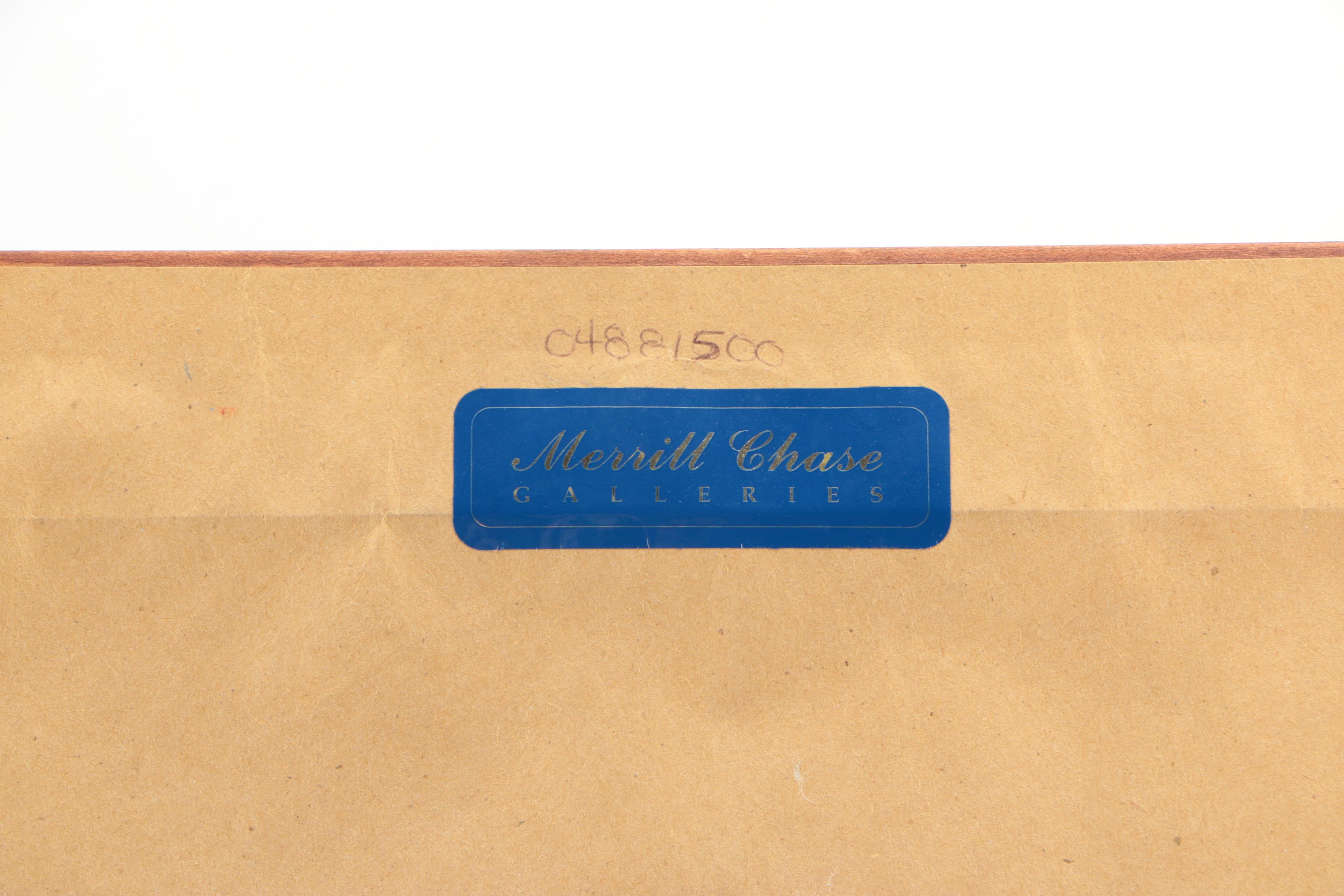 Lithograph After Franz Melchers "The Phalene of the Sea Islands"