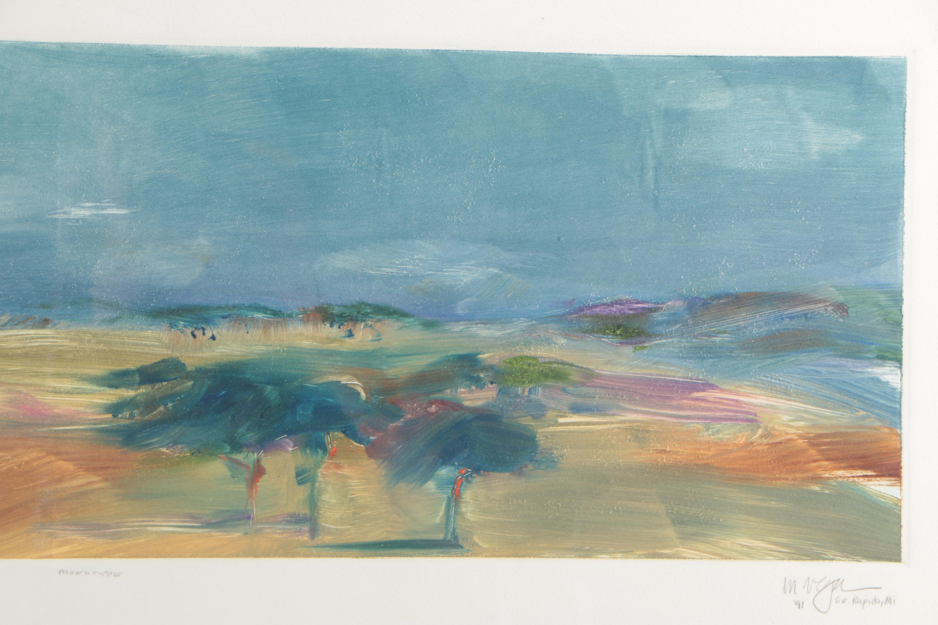 Margaret Vega Monoprint "Landscape 47"