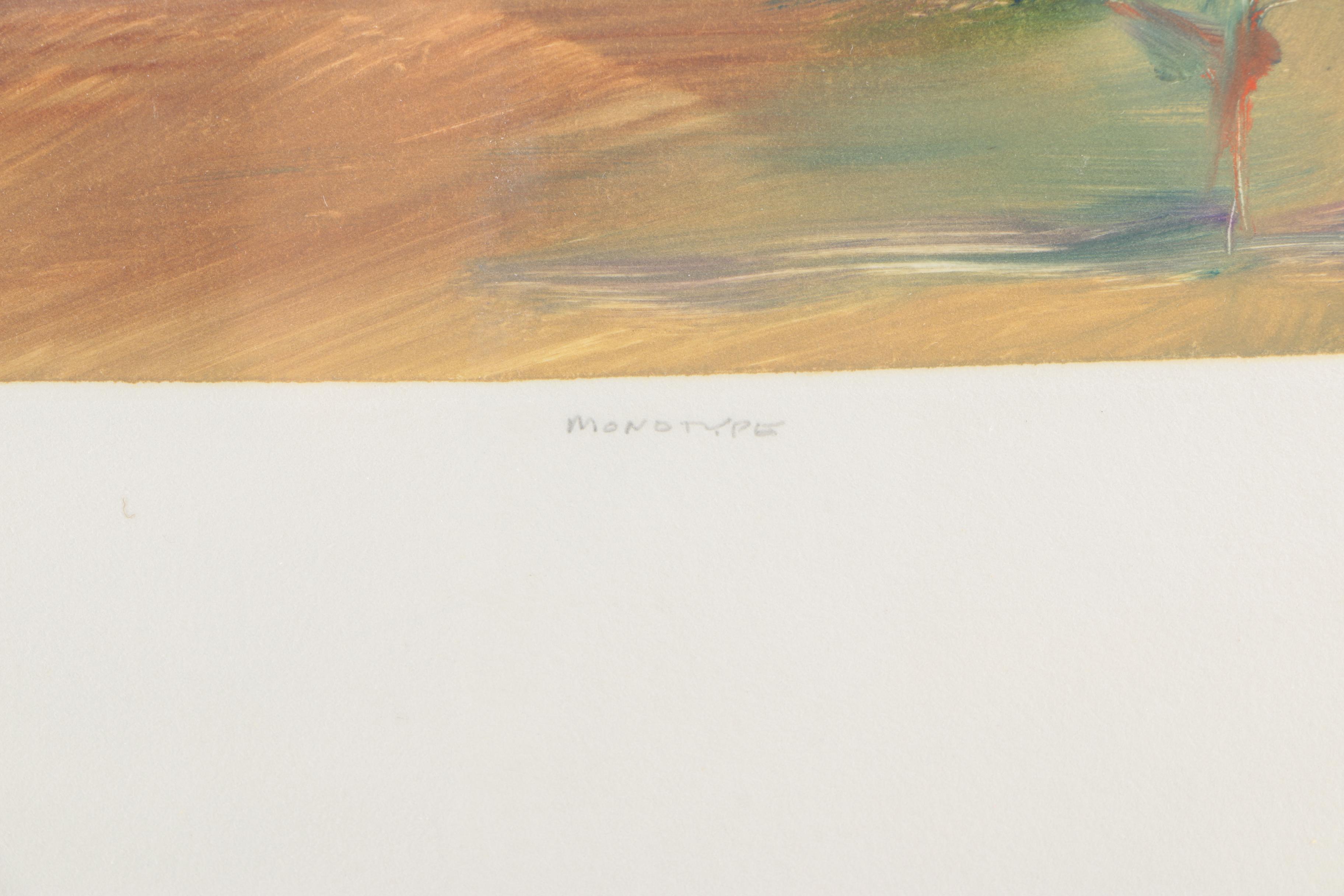 Margaret Vega Monoprint "Landscape 47"