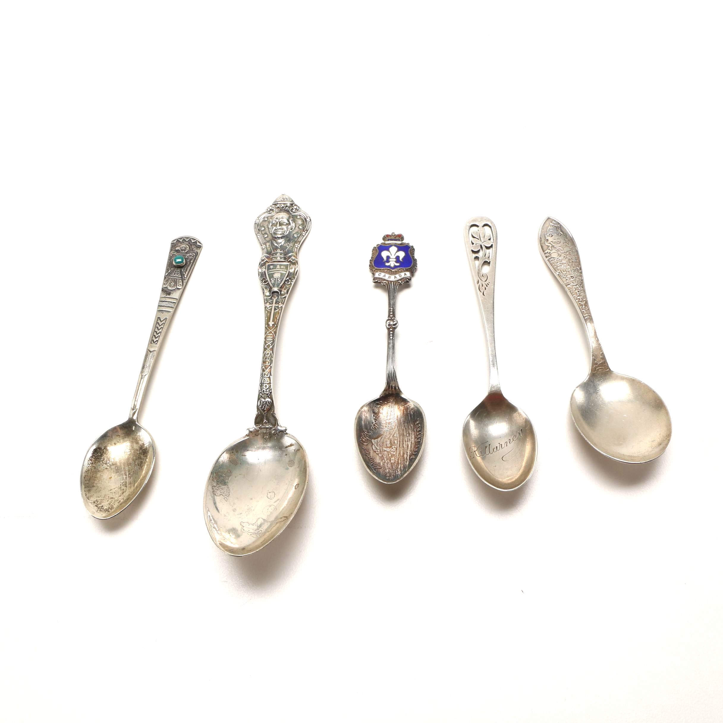 Sterling Silver Vintage Souvenir Spoons