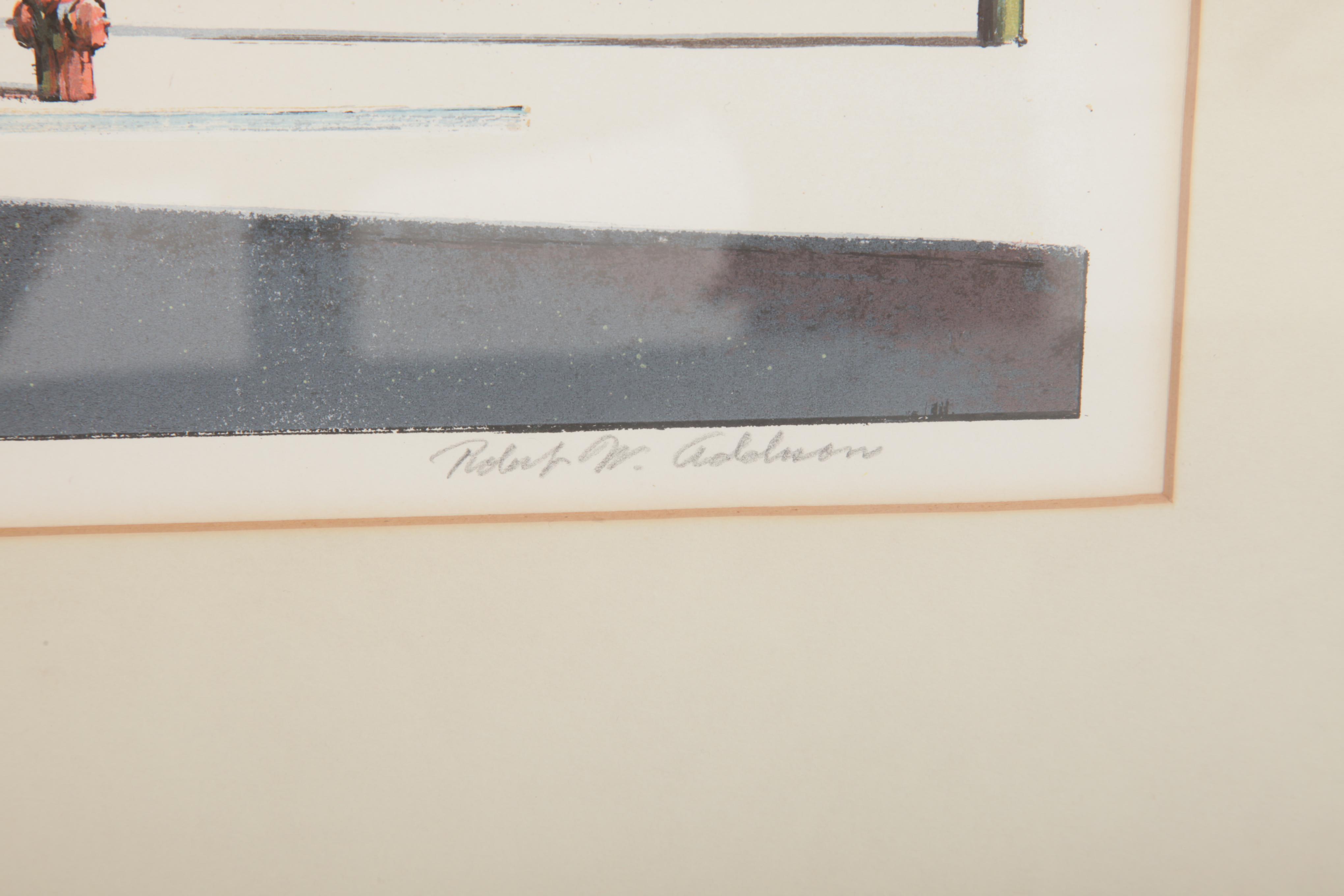 Robert W. Addison Limited Edition Serigraph on Paper "Paradise Theater"