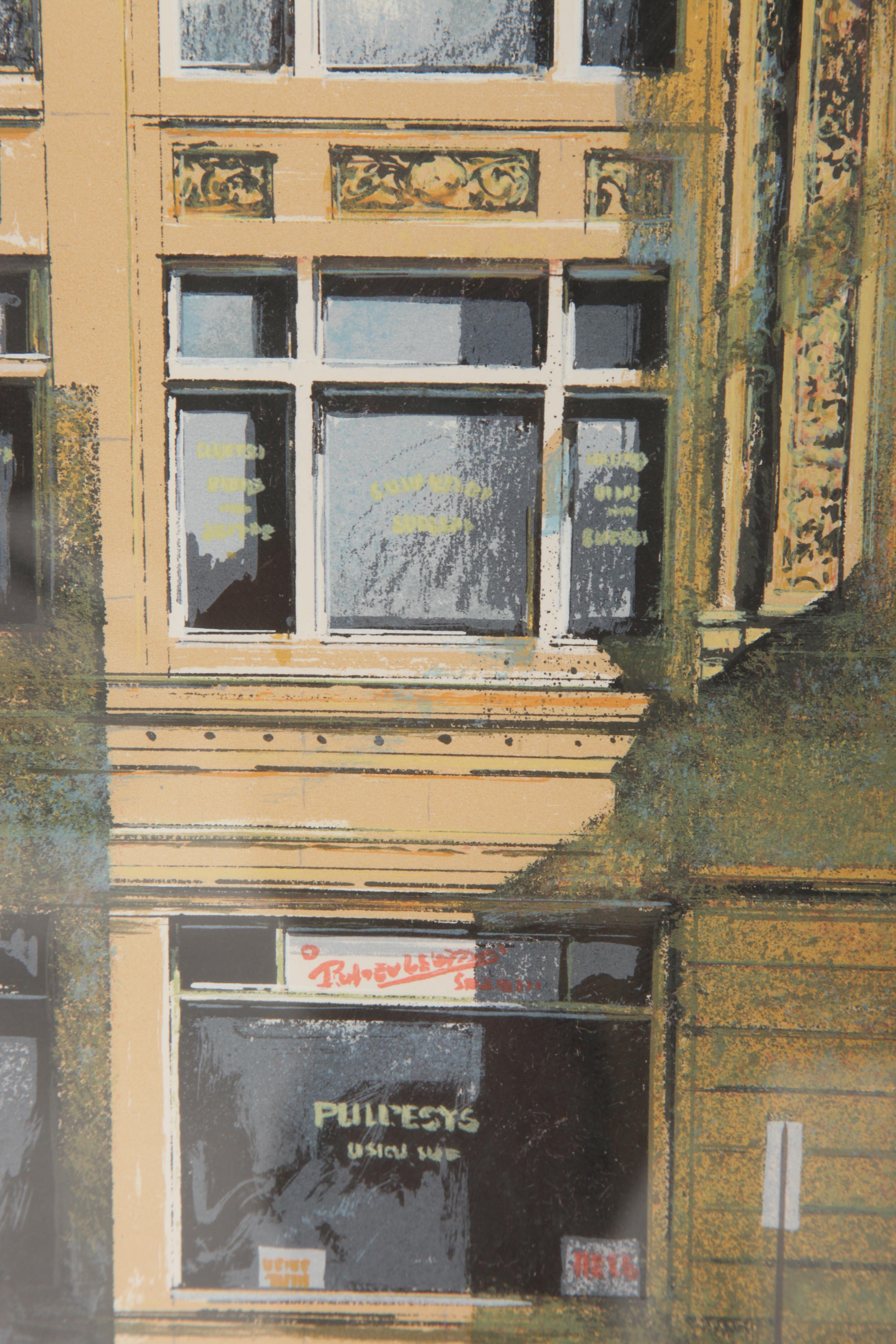 Robert W. Addison Limited Edition Serigraph on Paper "Paradise Theater"