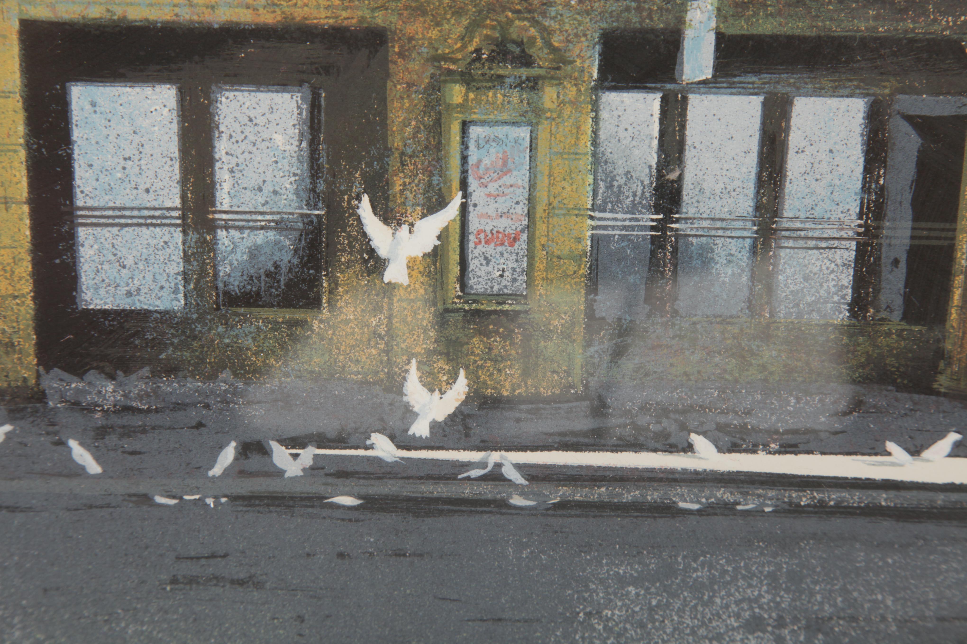 Robert W. Addison Limited Edition Serigraph on Paper "Paradise Theater"