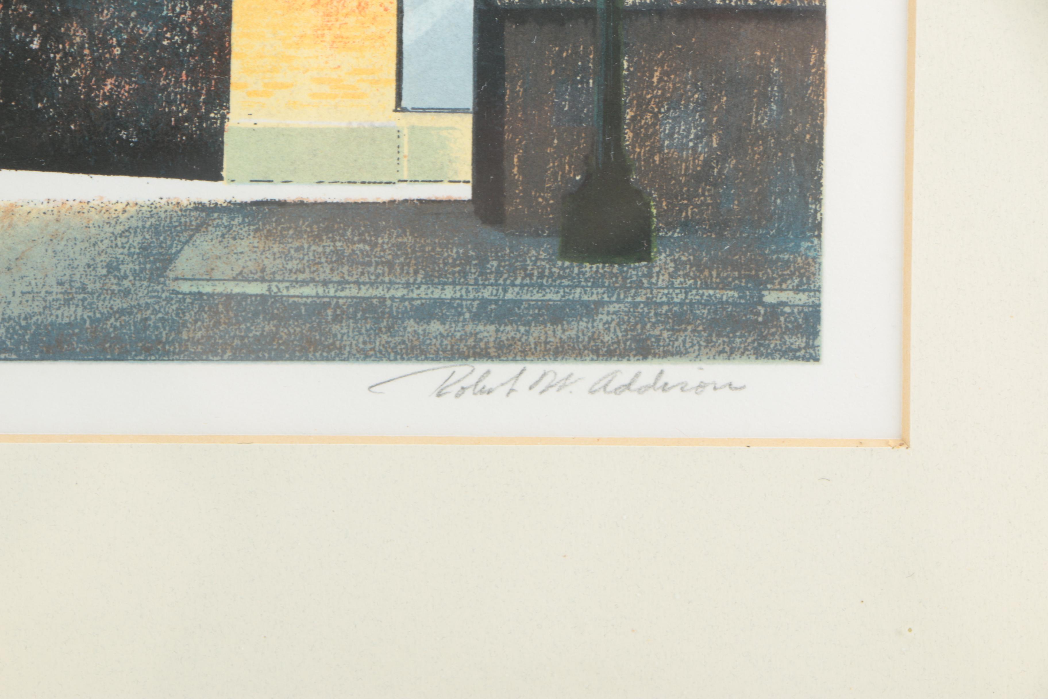 Robert M. Addison Limited Edition Serigraph on Paper "Orpheum Theatre"