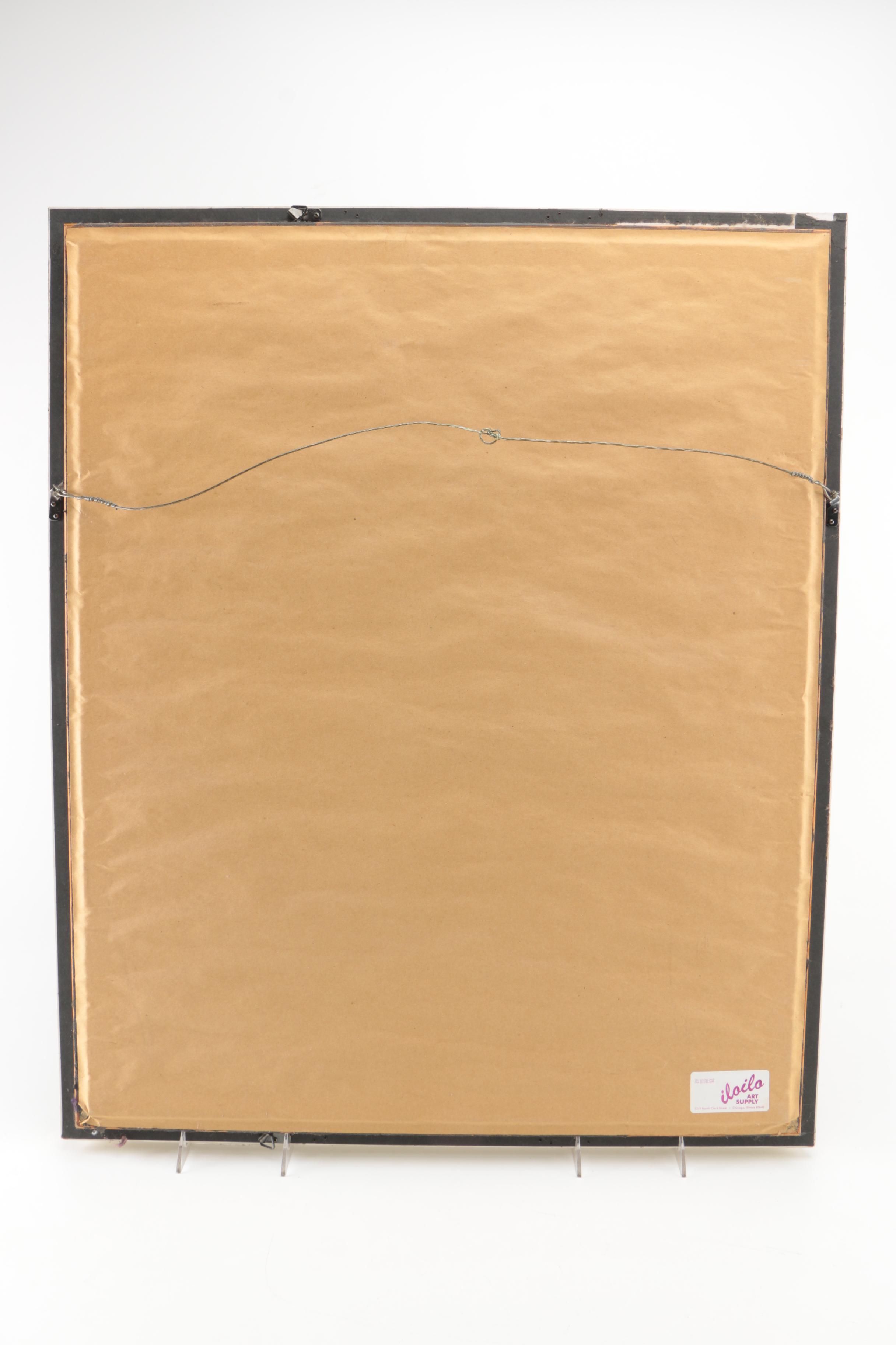 Lithograph After William Allen Rogers "The Cue"