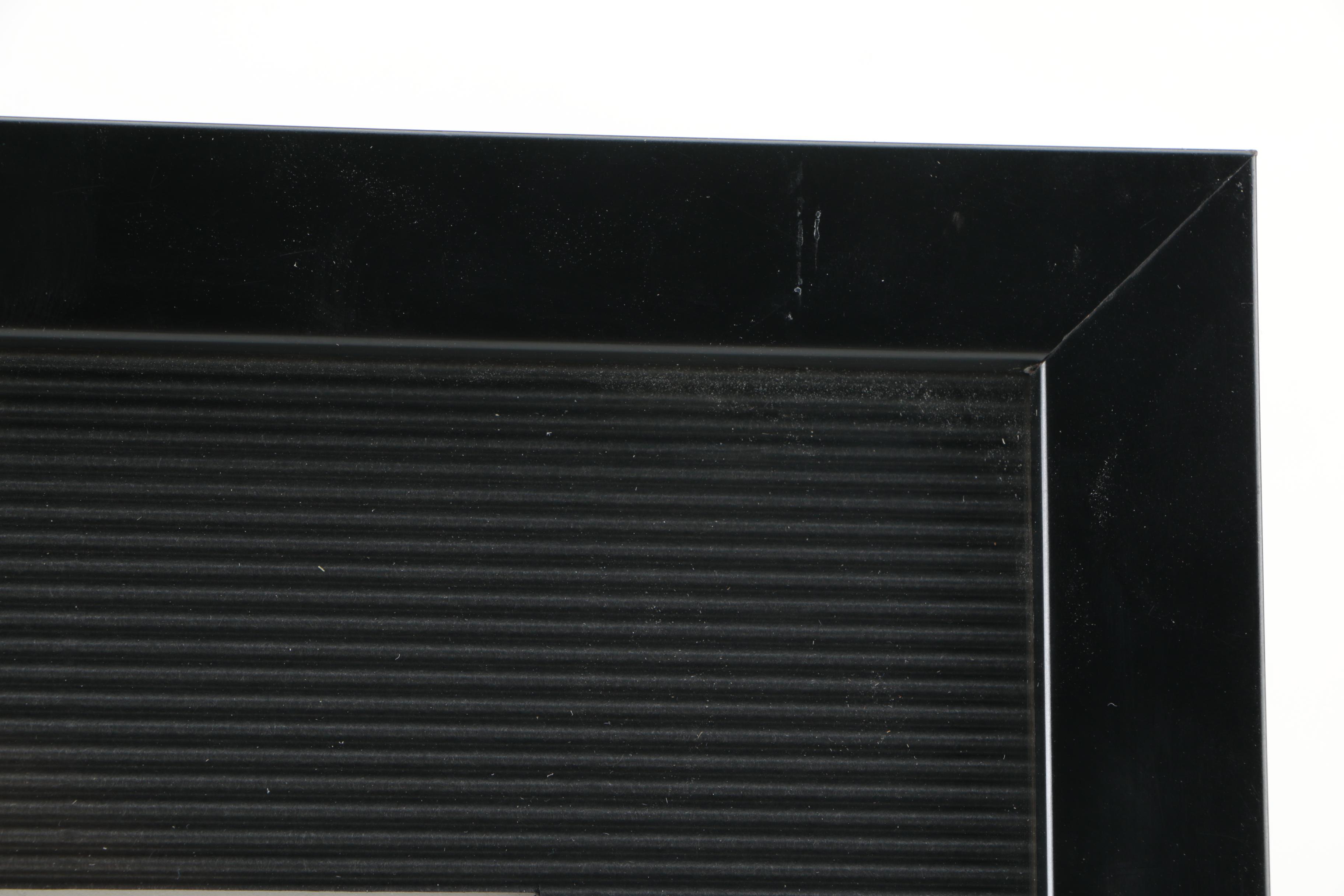 Signed Stencil Cut Portrait of a Woman