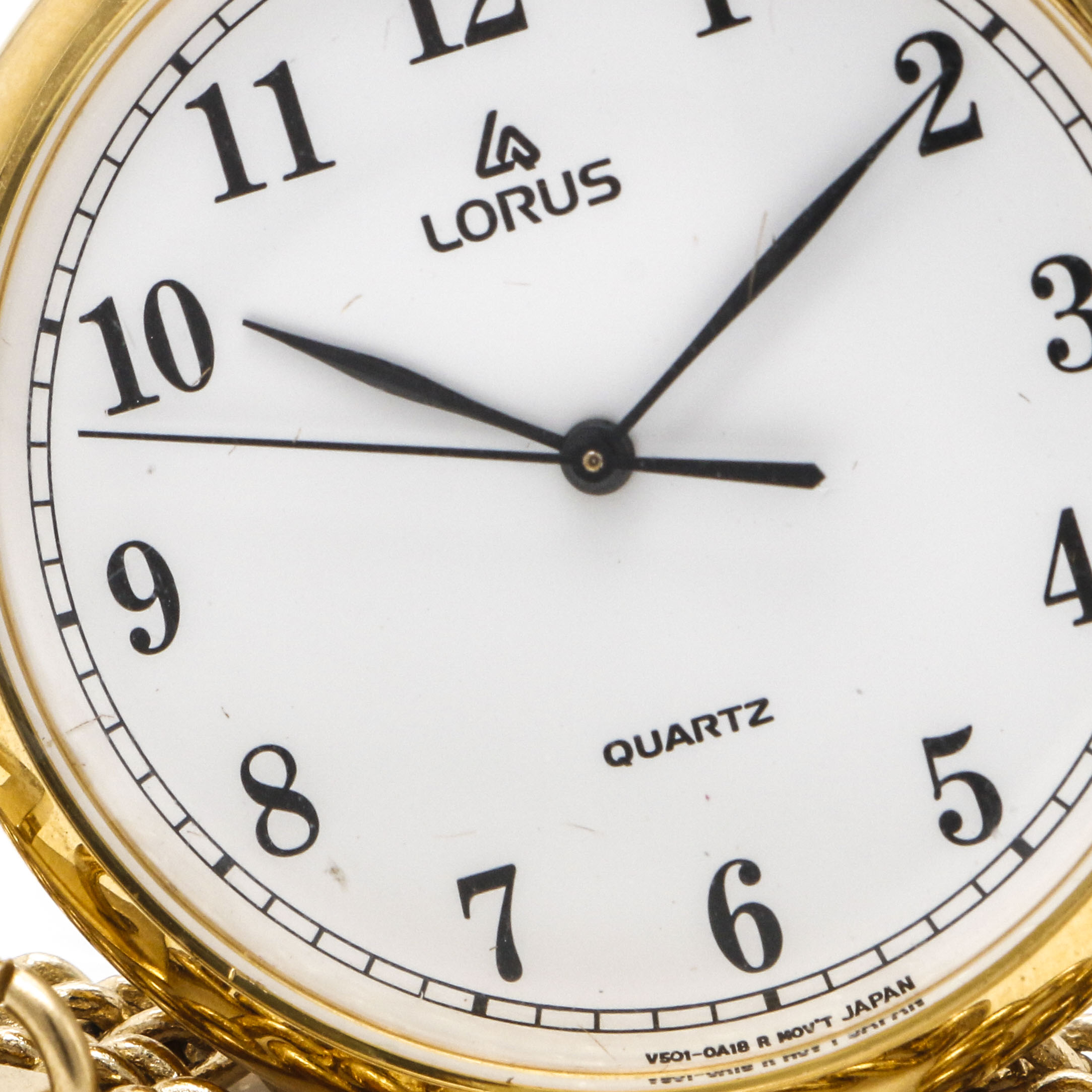 Lorus Pocket Watch With Fob Chain