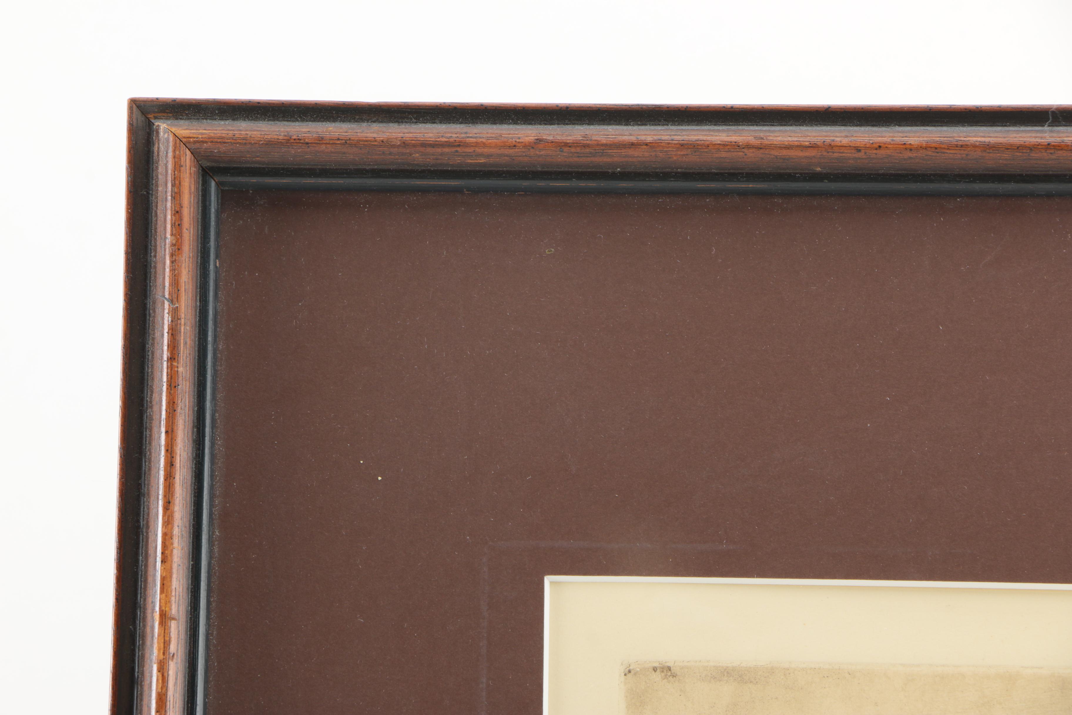 M. Zobeti Etching of Three Terriers