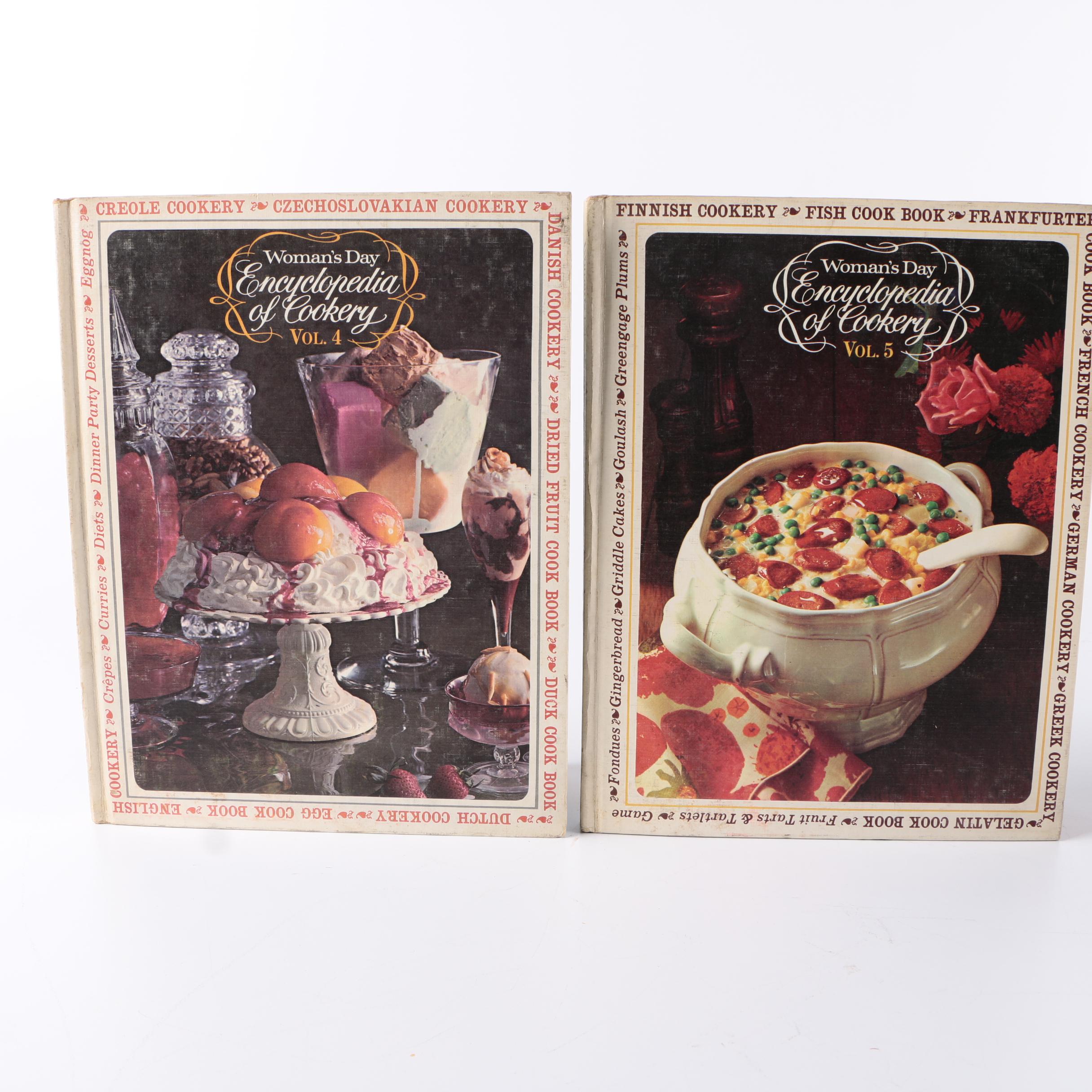 Vintage Set of "Woman's Day Encyclopedia of Cookery"