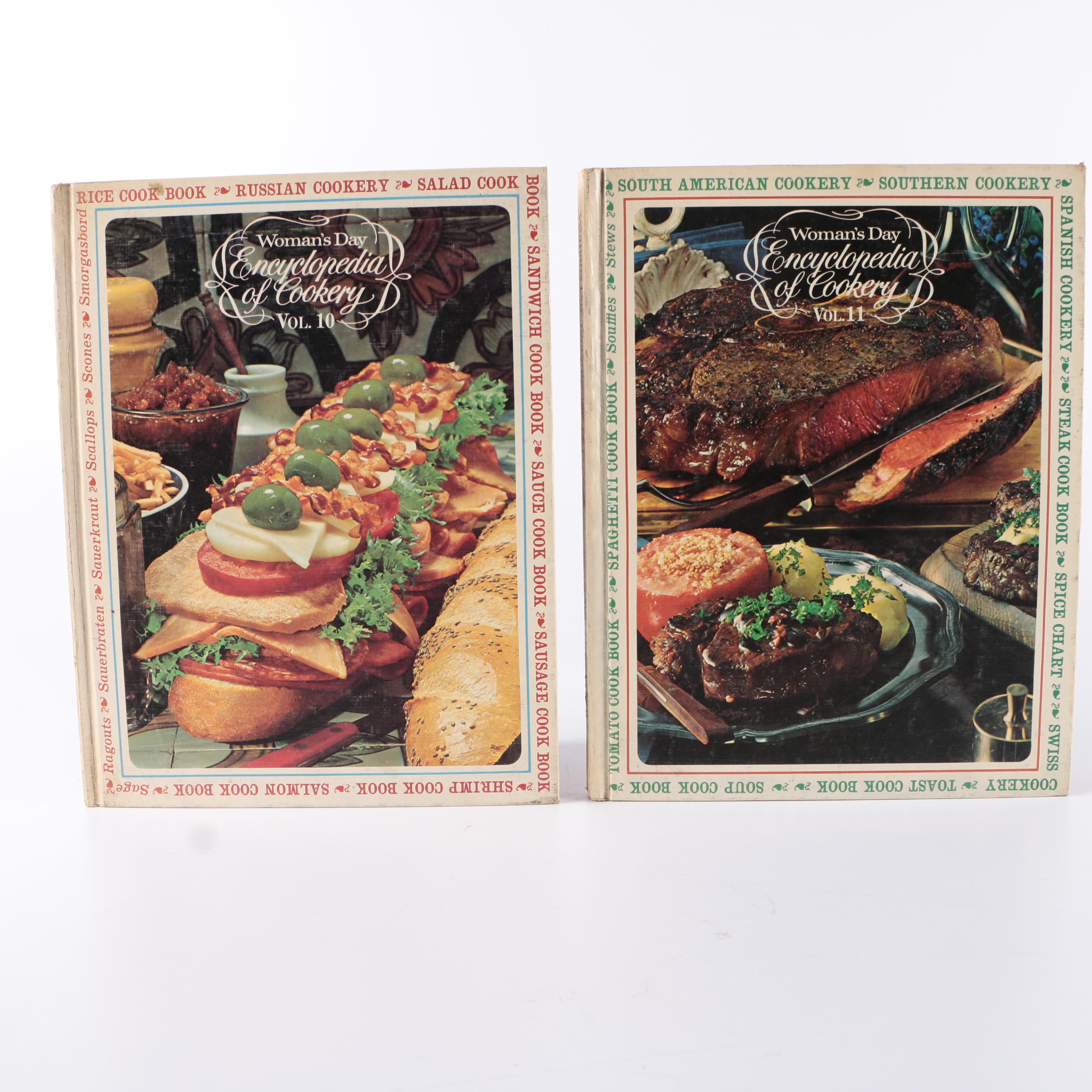 Vintage Set of "Woman's Day Encyclopedia of Cookery"