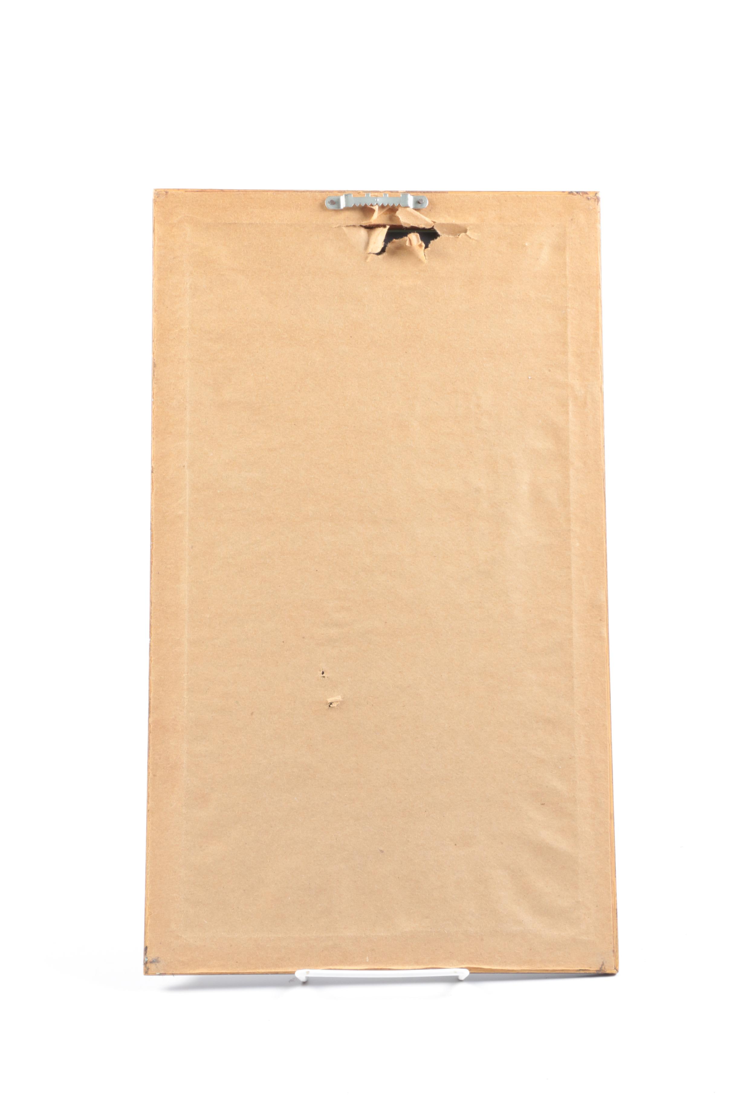 Offset Lithograph after Alicia Ayers with Artifacts