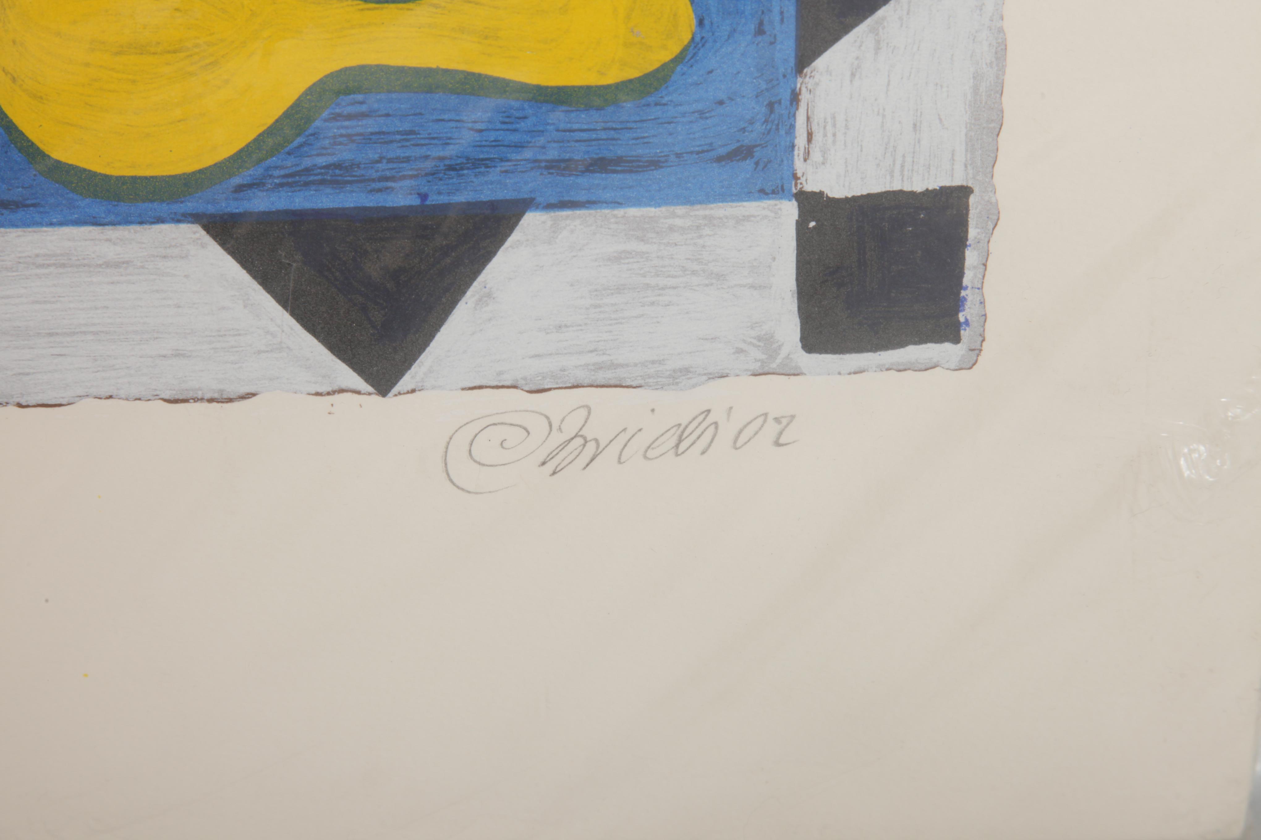 Clemens Briels Limited Edition Serigraph "Les Isles Flottants des Caribbean"