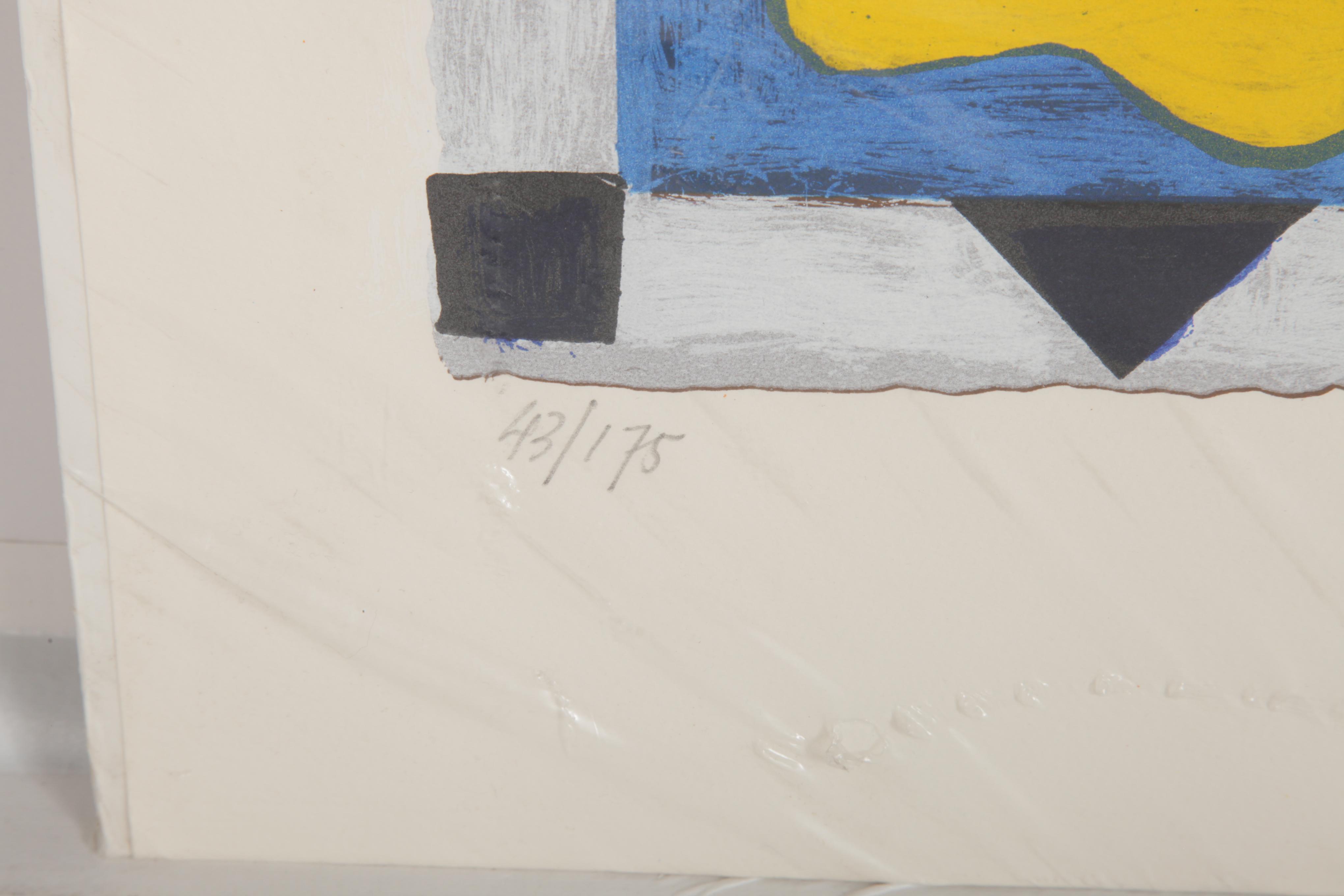 Clemens Briels Limited Edition Serigraph "Les Isles Flottants des Caribbean"