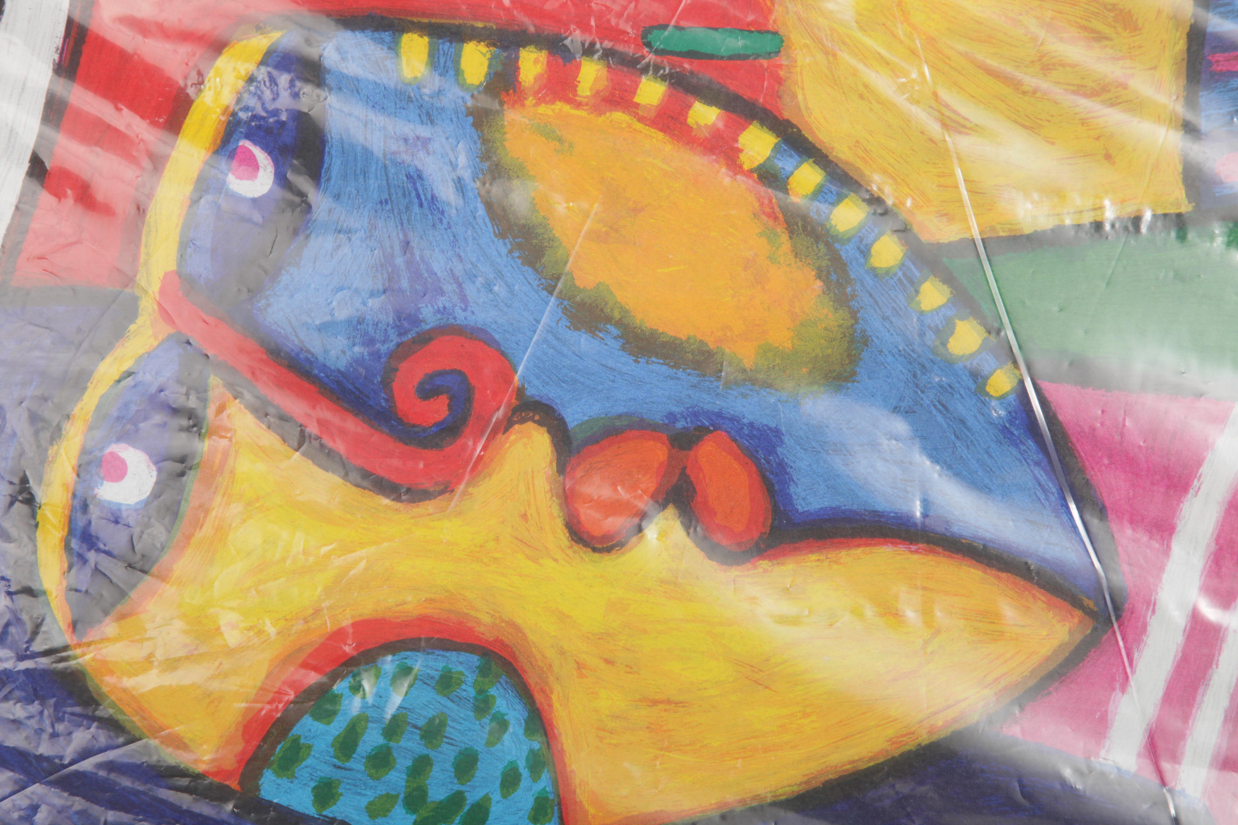 Clemens Briels Limited Edition Serigraph "Les Isles Flottants des Caribbean"