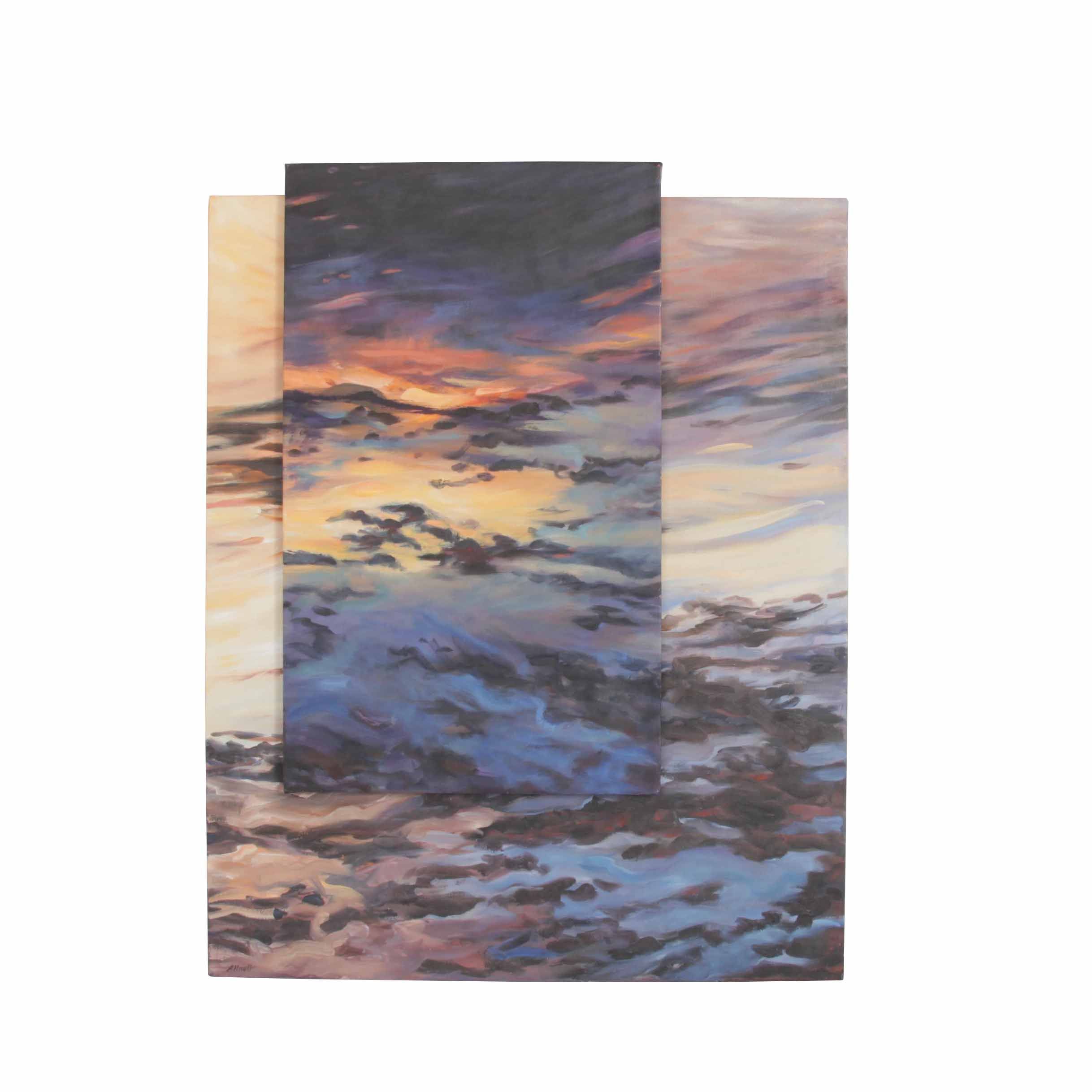 Pam Allnutt Oil Painting on Canvas "Interior View"