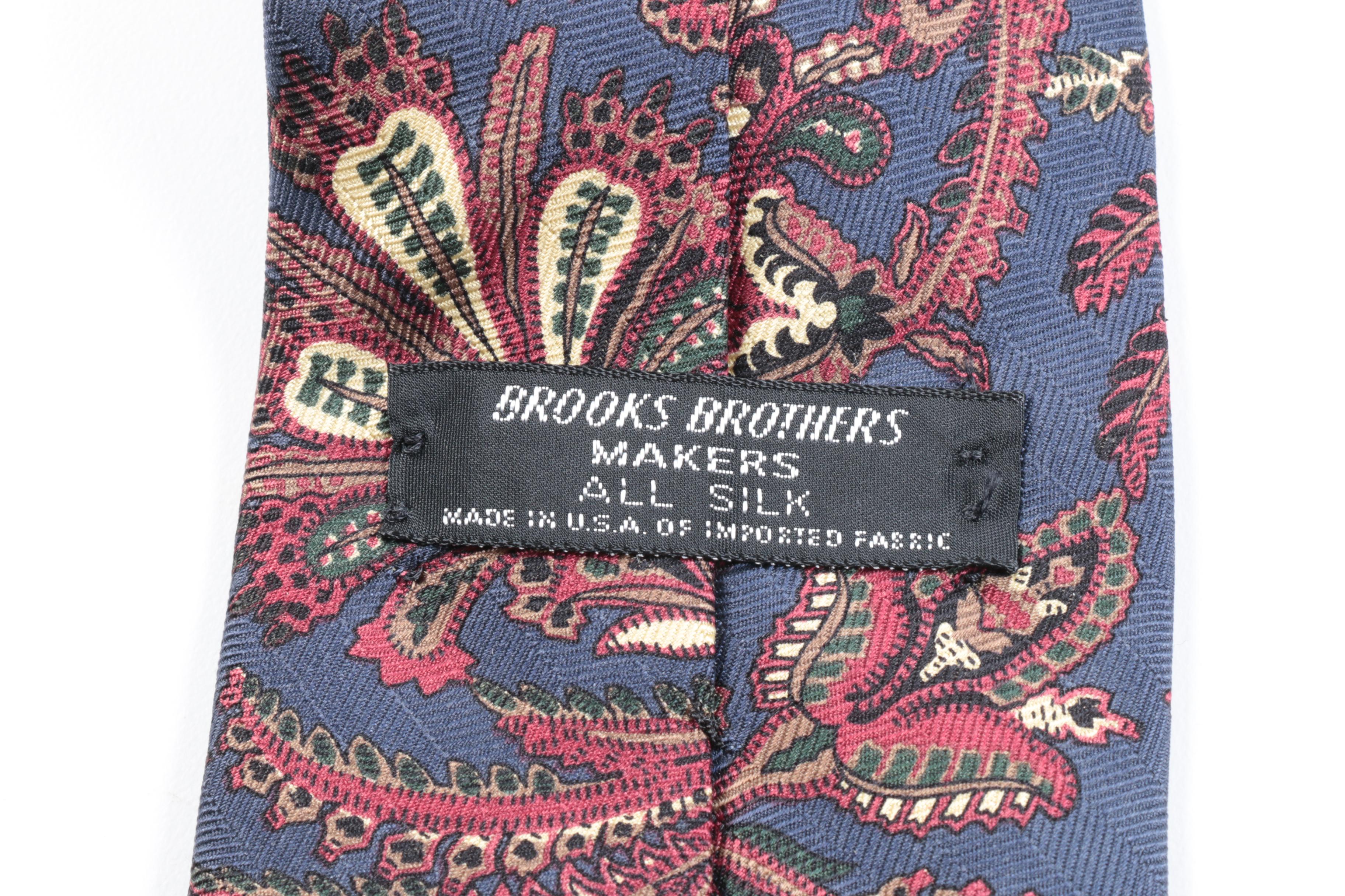 Neck Ties featuring Brooks Brothers