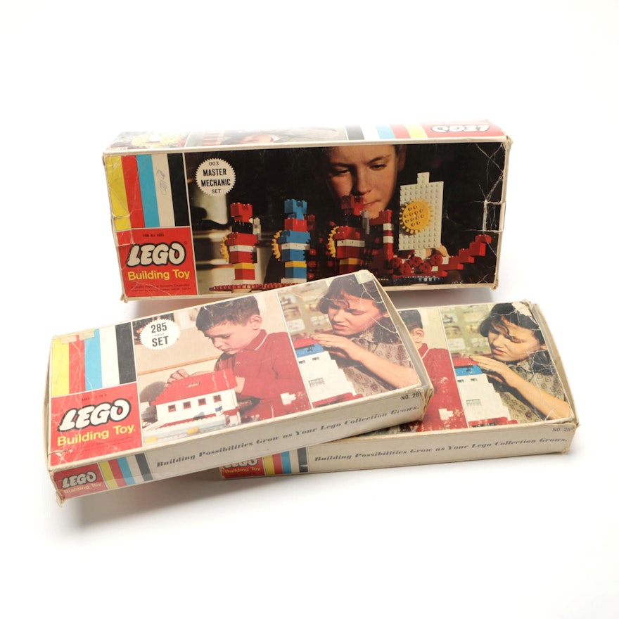 Vintage Lego Building Toy Boxed Sets