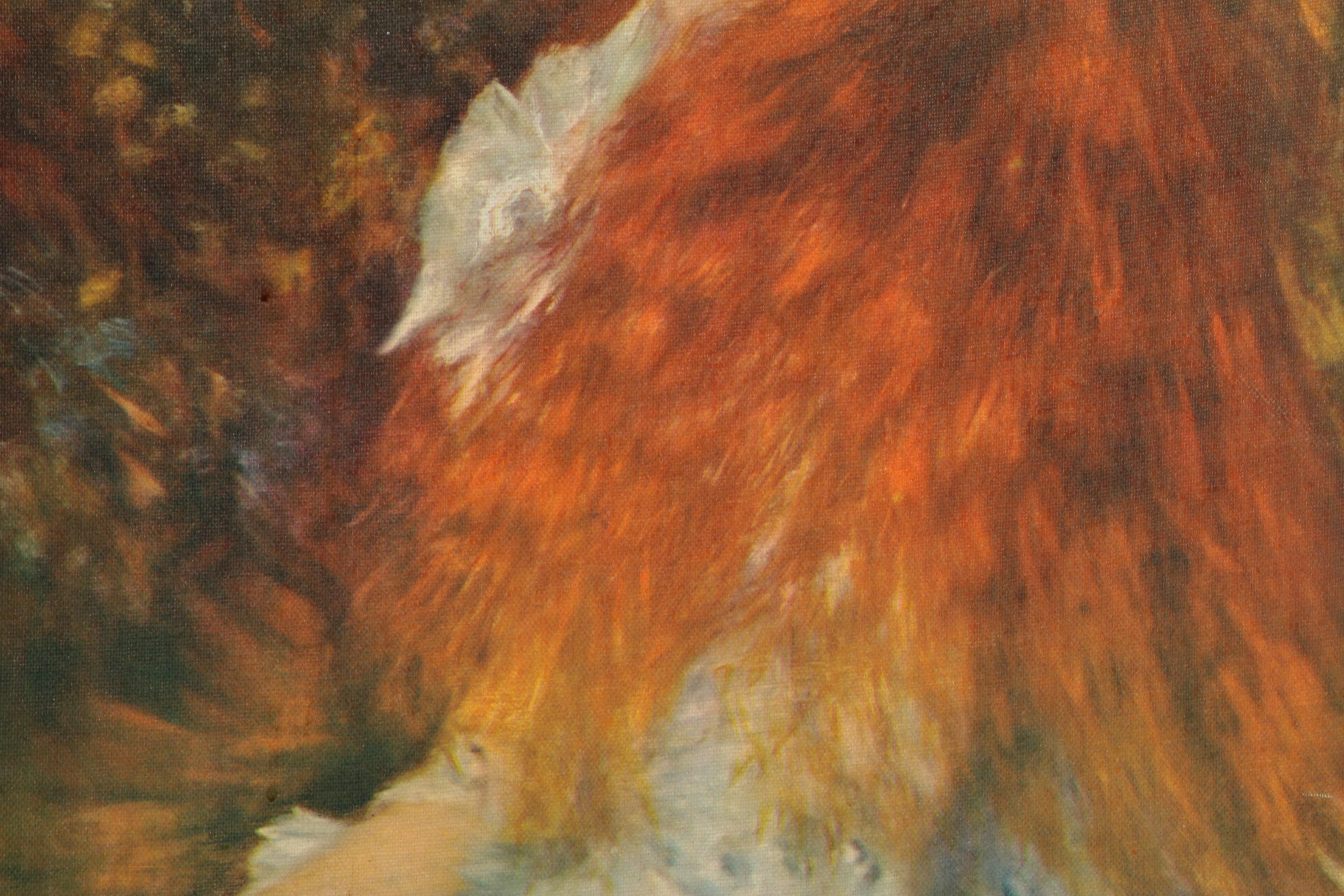 Offset Lithograph After Pierre-Auguste Renoir's Painting "Portrait of Mademoiselle Irene Cahen d'Anvers"