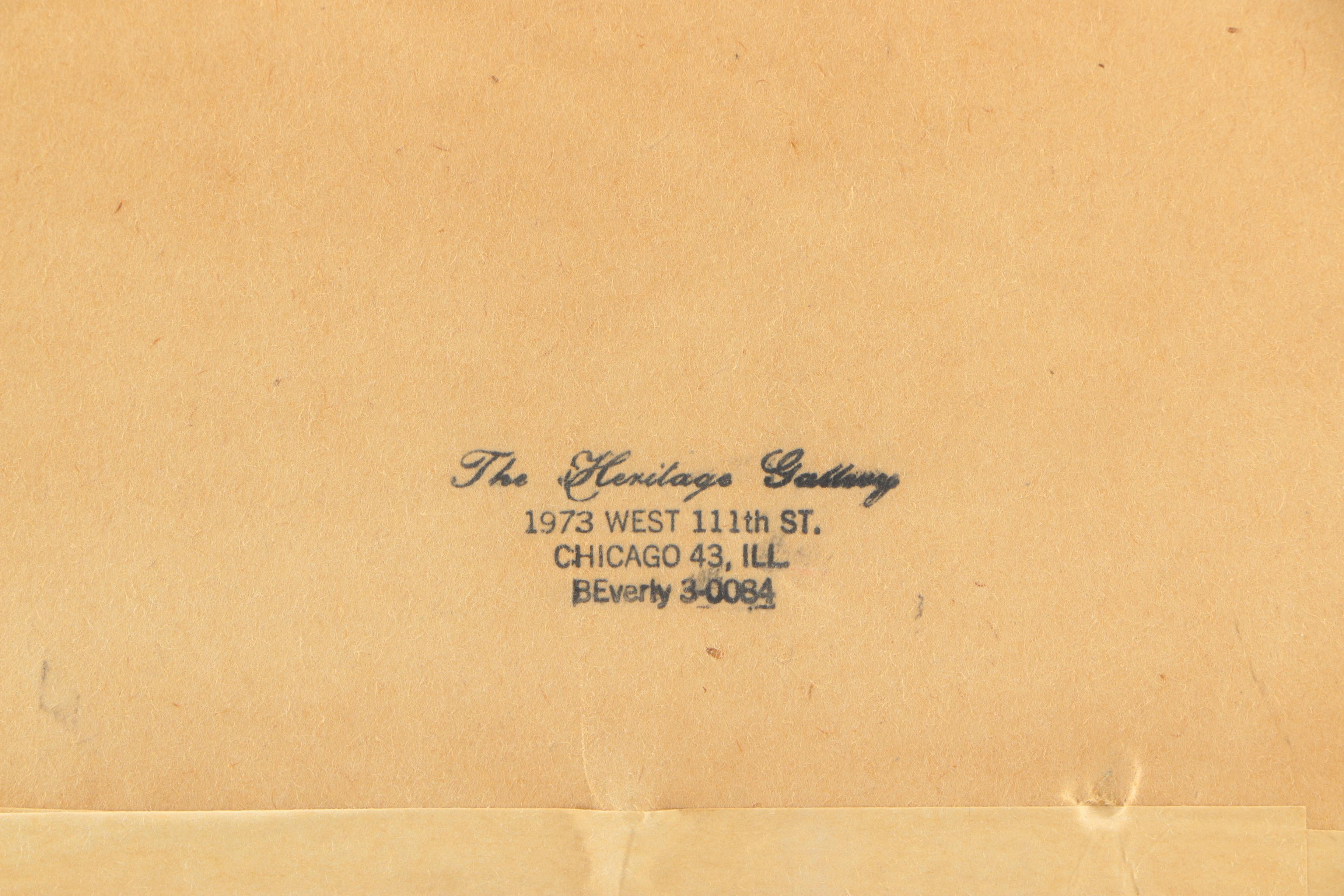 Offset Lithograph After Pierre-Auguste Renoir's Painting "Portrait of Mademoiselle Irene Cahen d'Anvers"