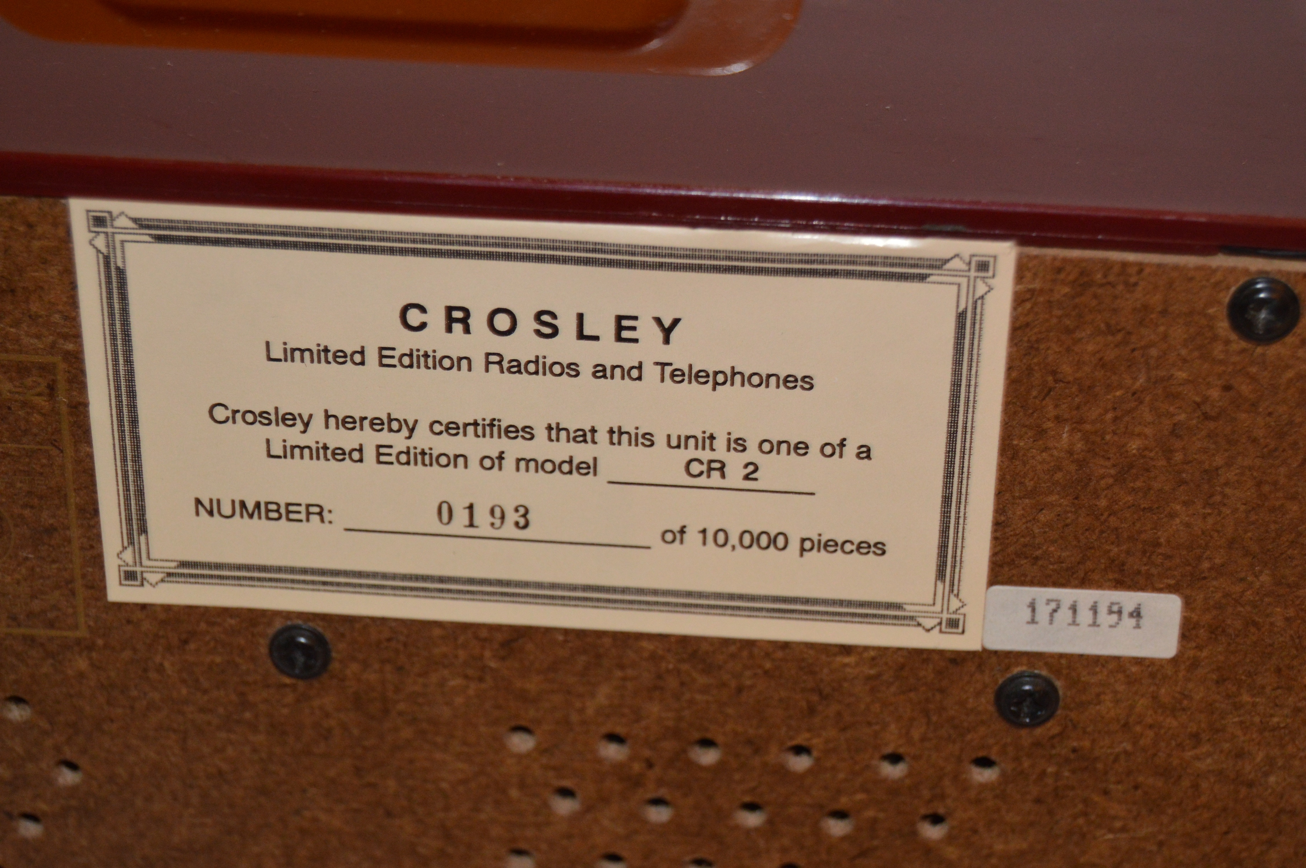 Crosley "Collector's Edition" AM/FM Radio